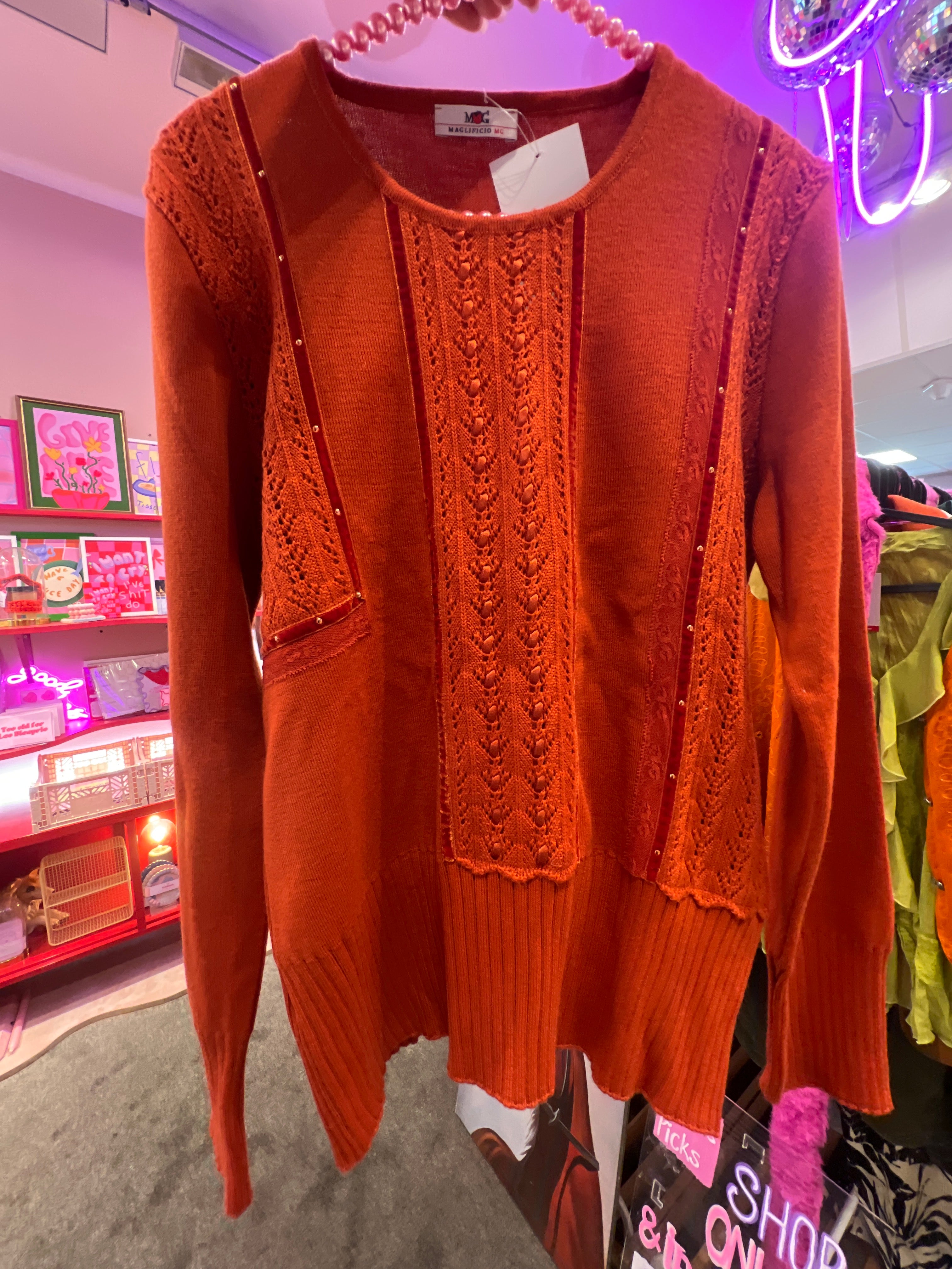 Pumpkin cozy sweater