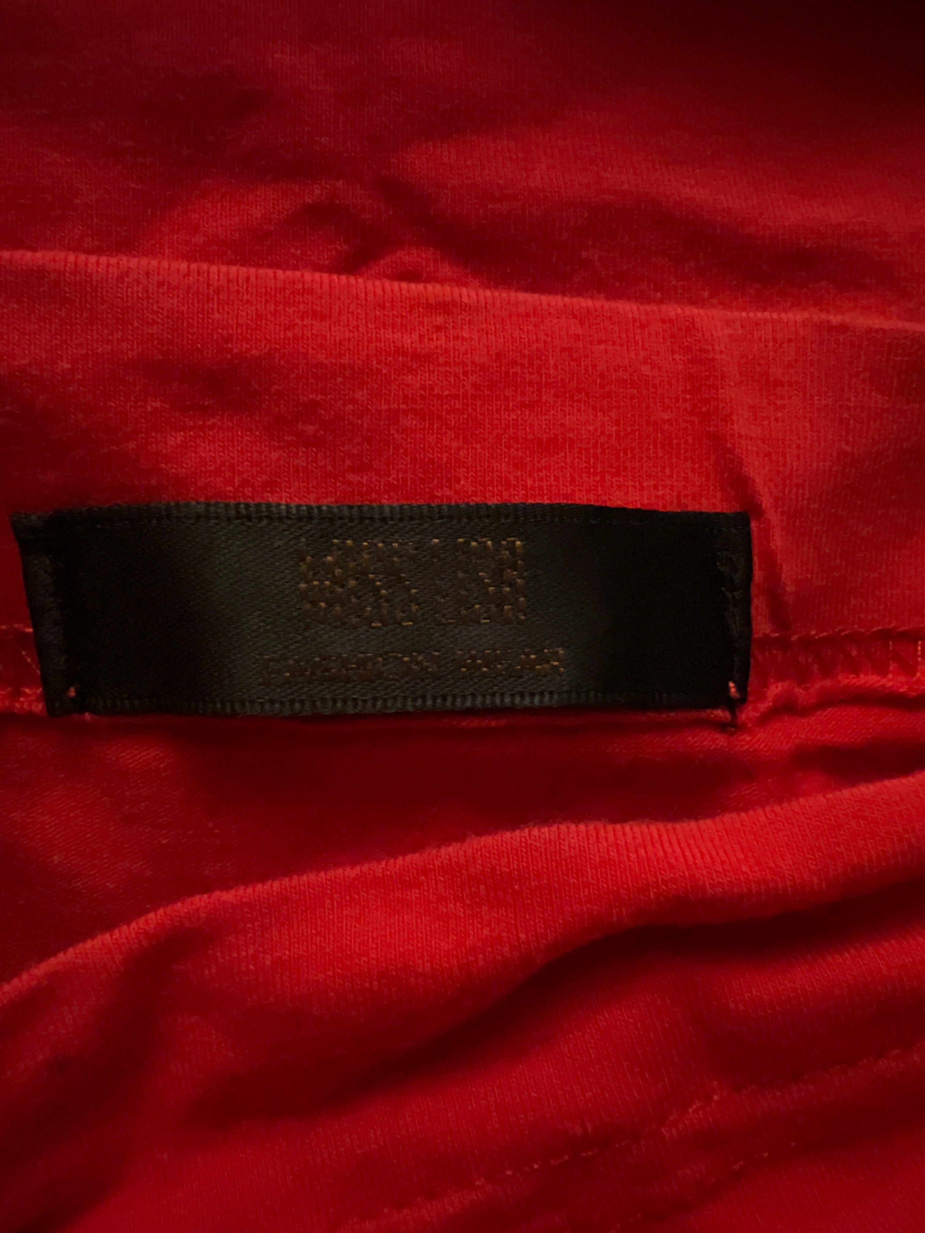 Y2K vibes Miss Lisa red top with golden details
