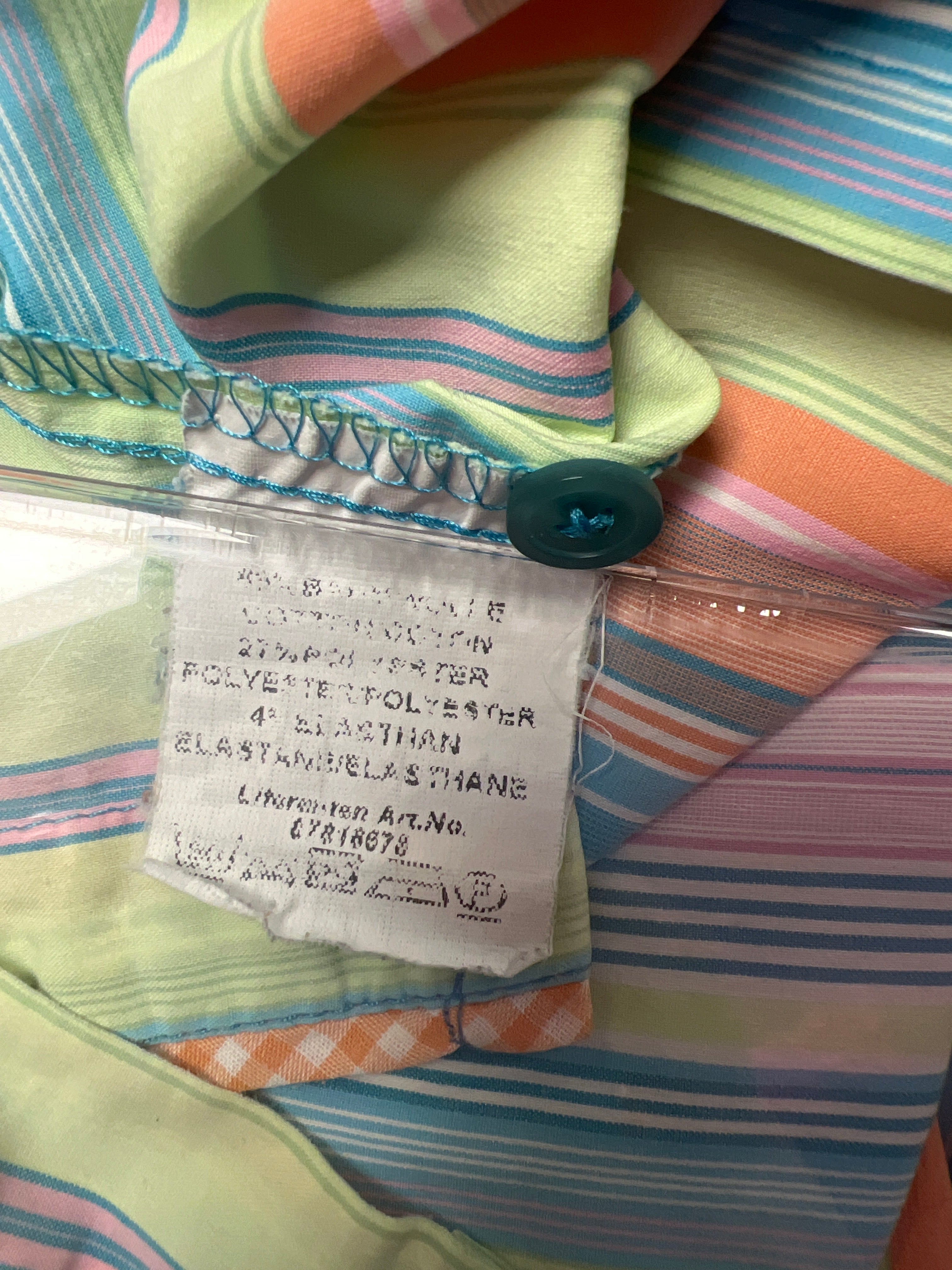 Colourful Striped Button-up Shirt