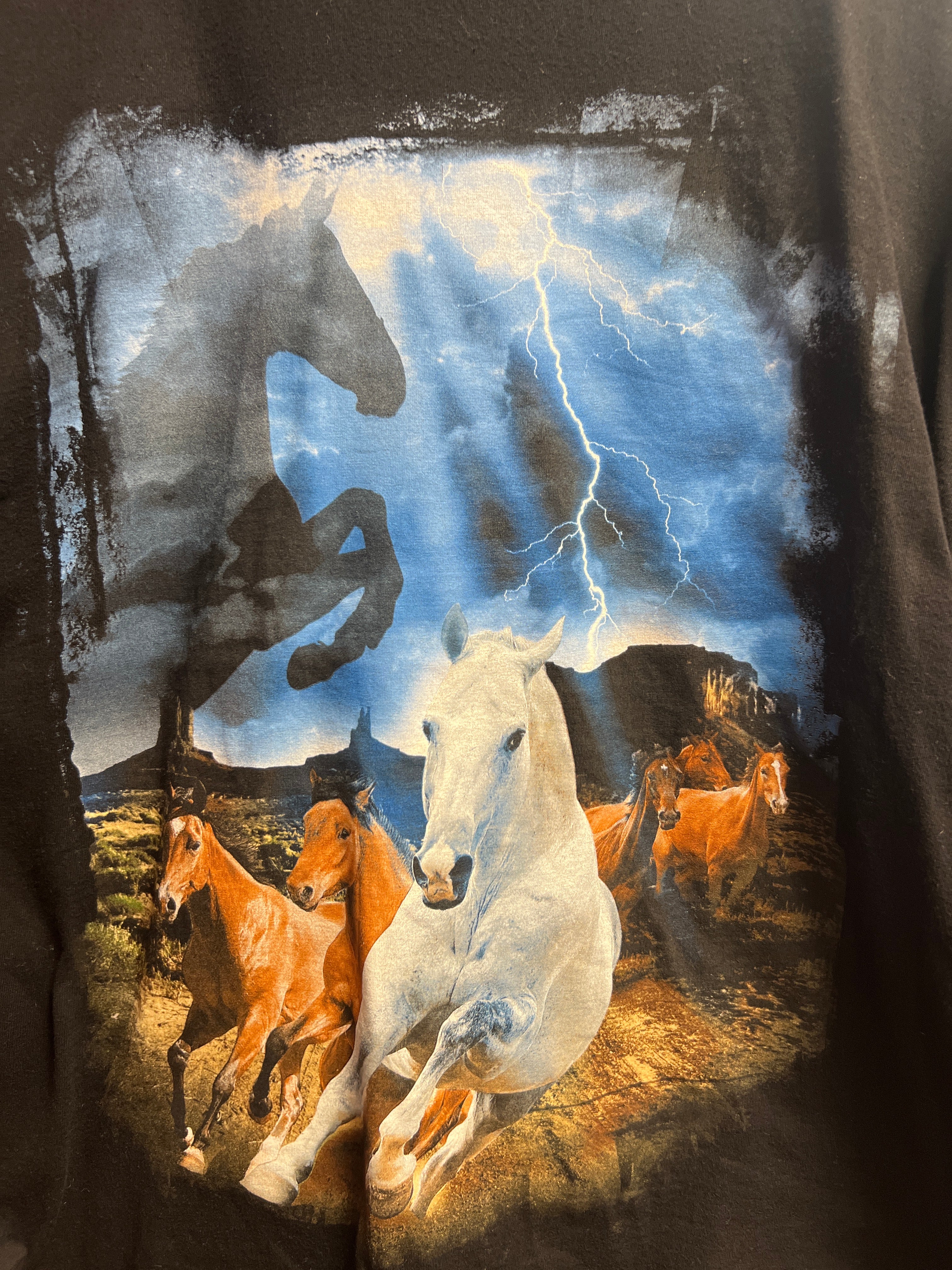 Bushfire horses tshirt
