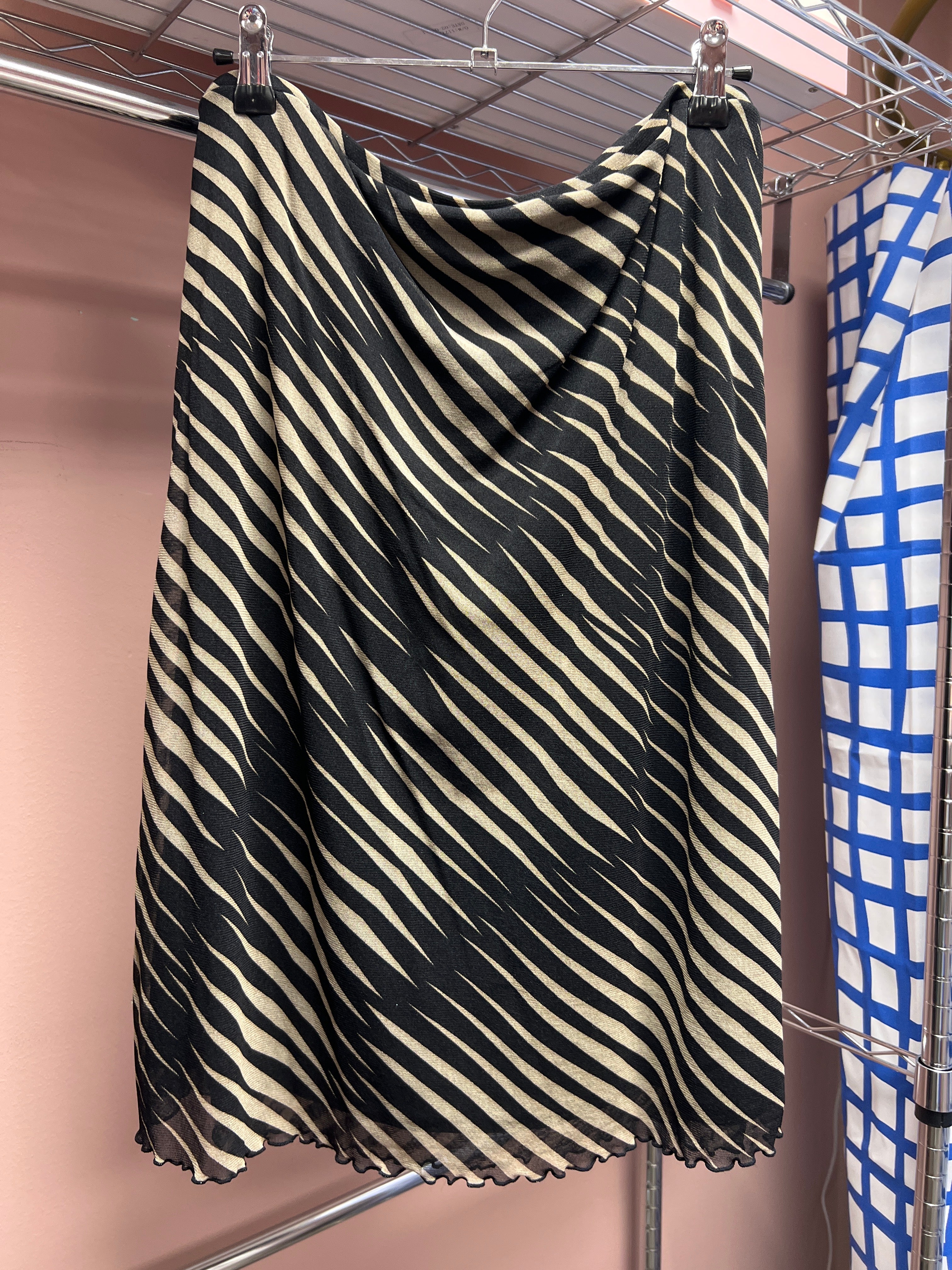Mesh Mexx geometric skirt