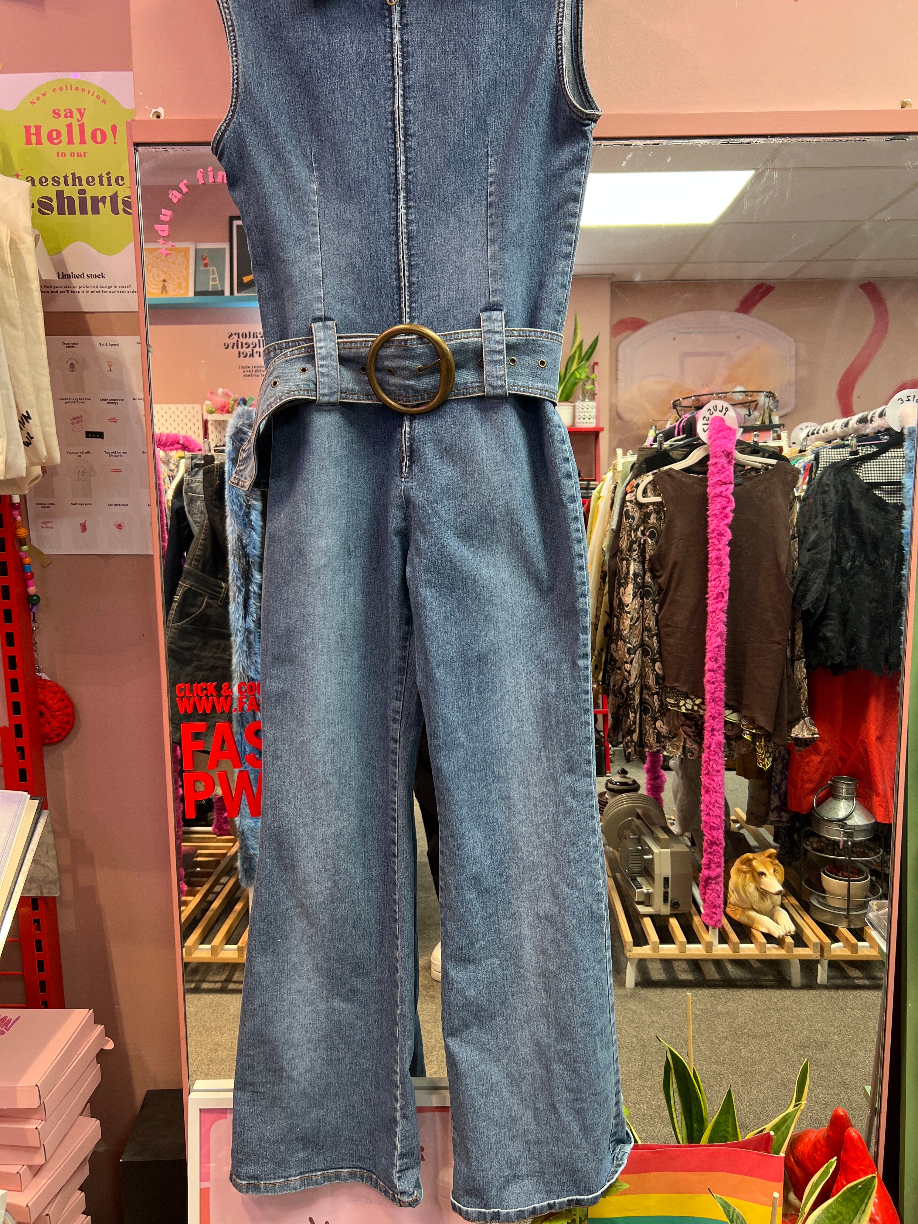 Jeans stretch overalls