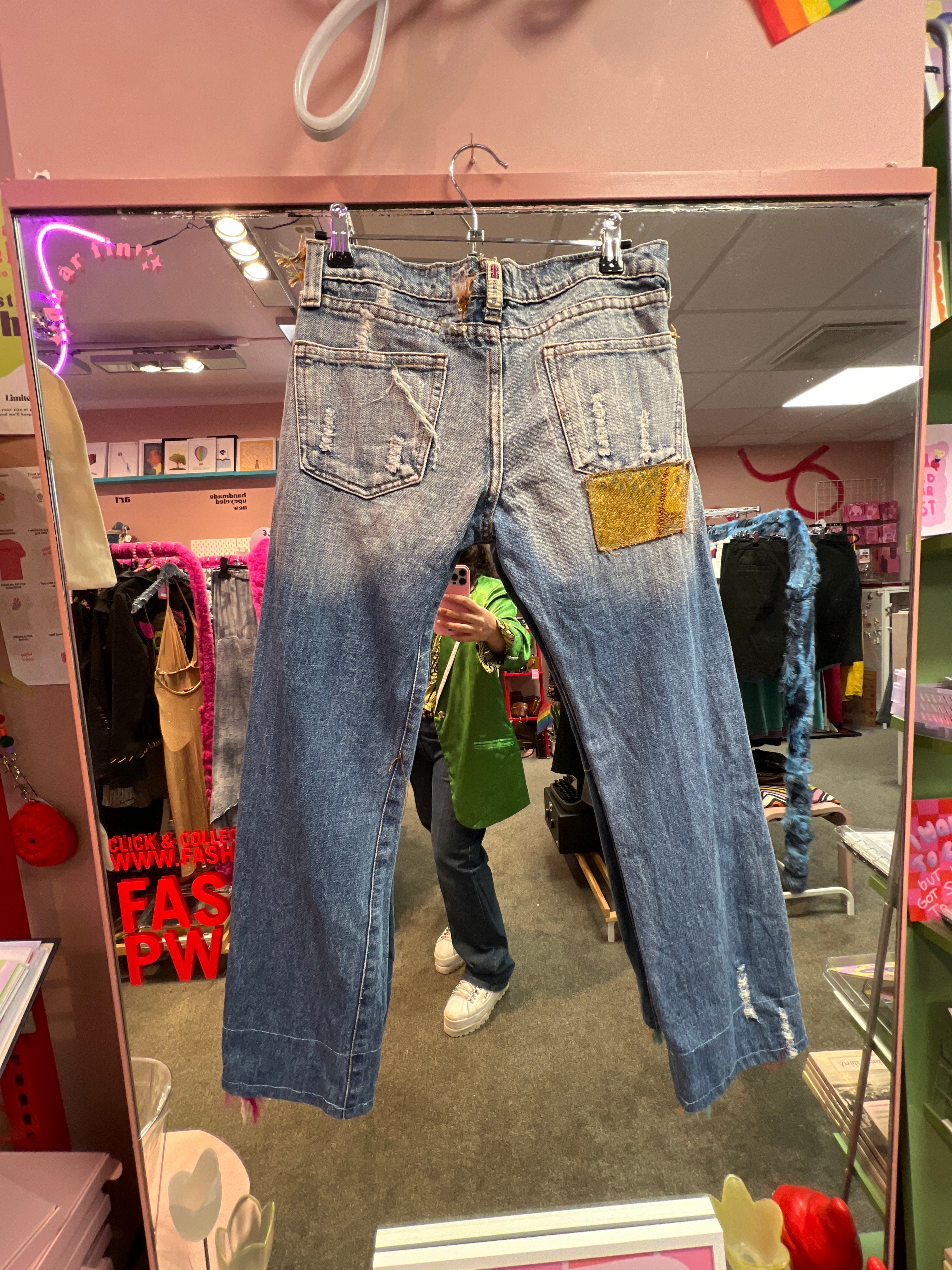 Patchwork jeans