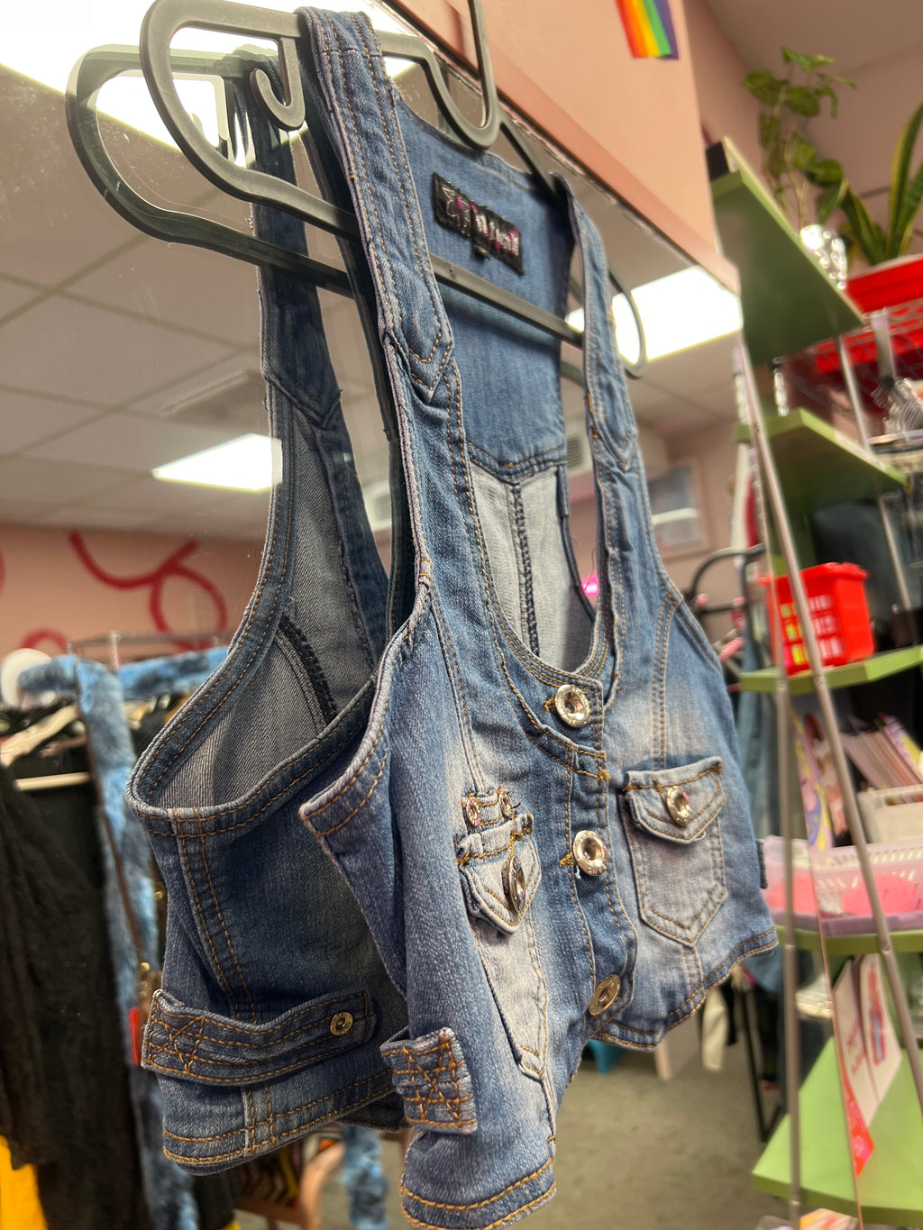Jeans vest Natural