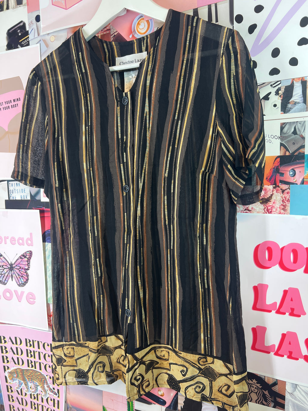 Brown shirt