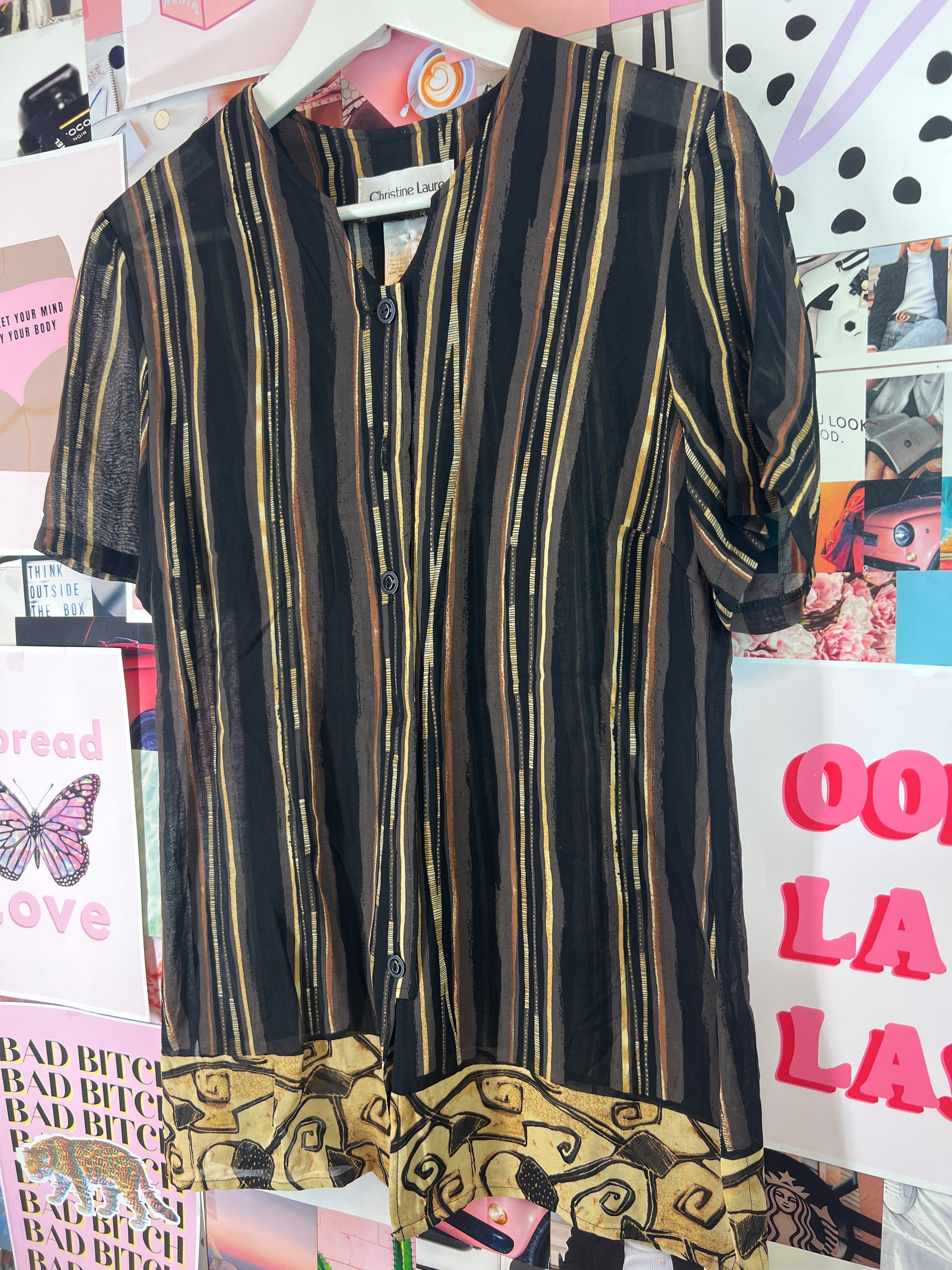 Brown shirt