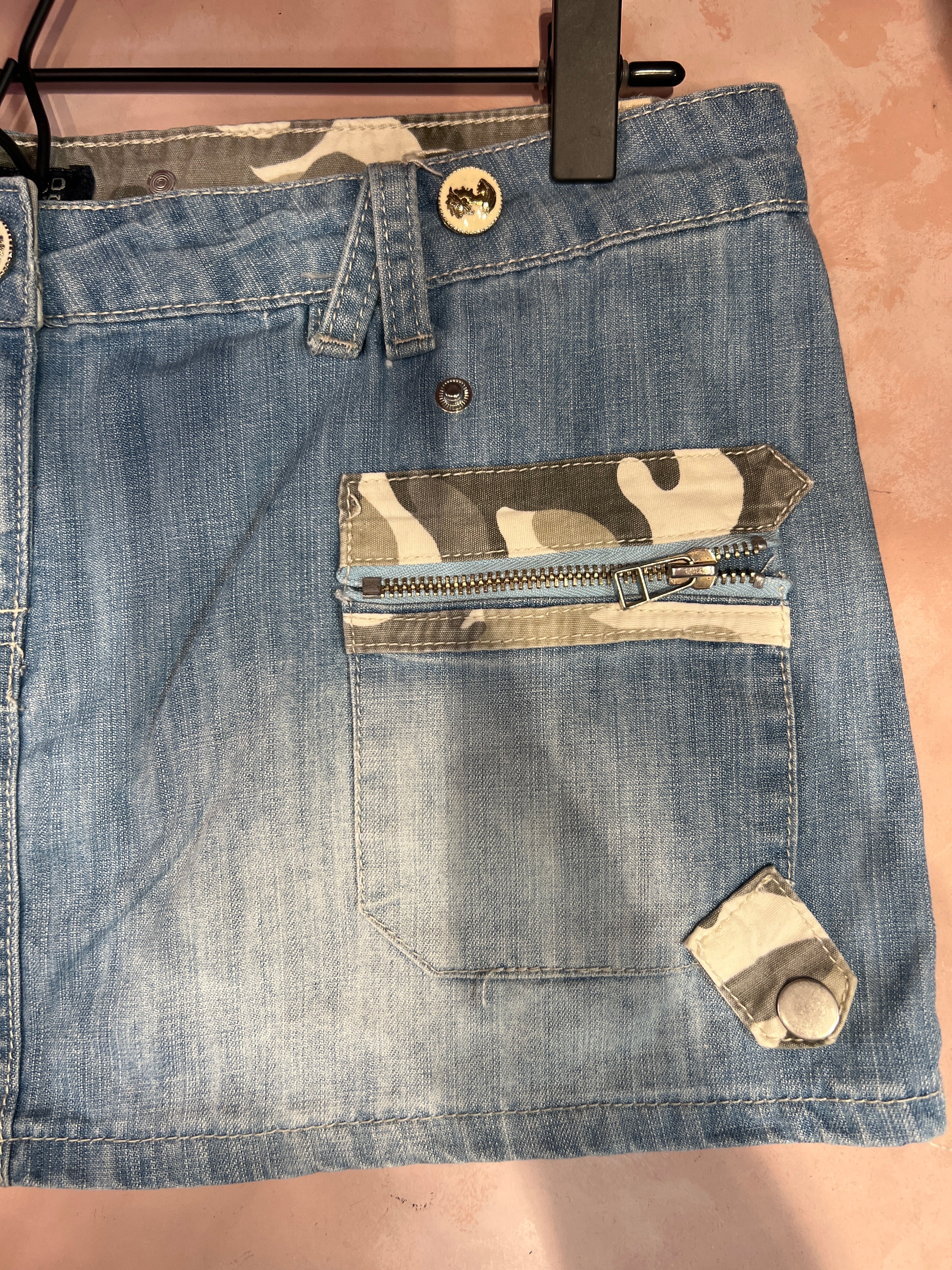 Fanco Jeans skirt multi pocket
