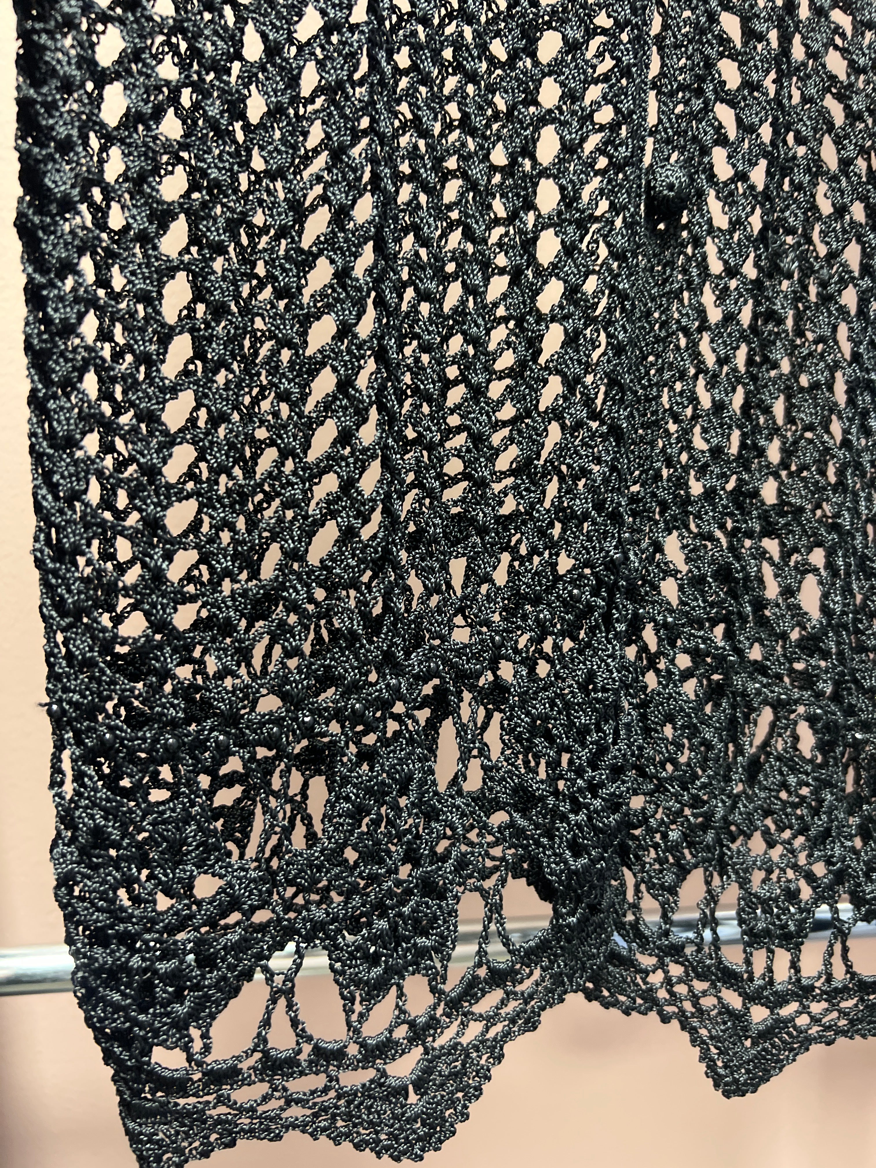 Crochet black top  Diamond