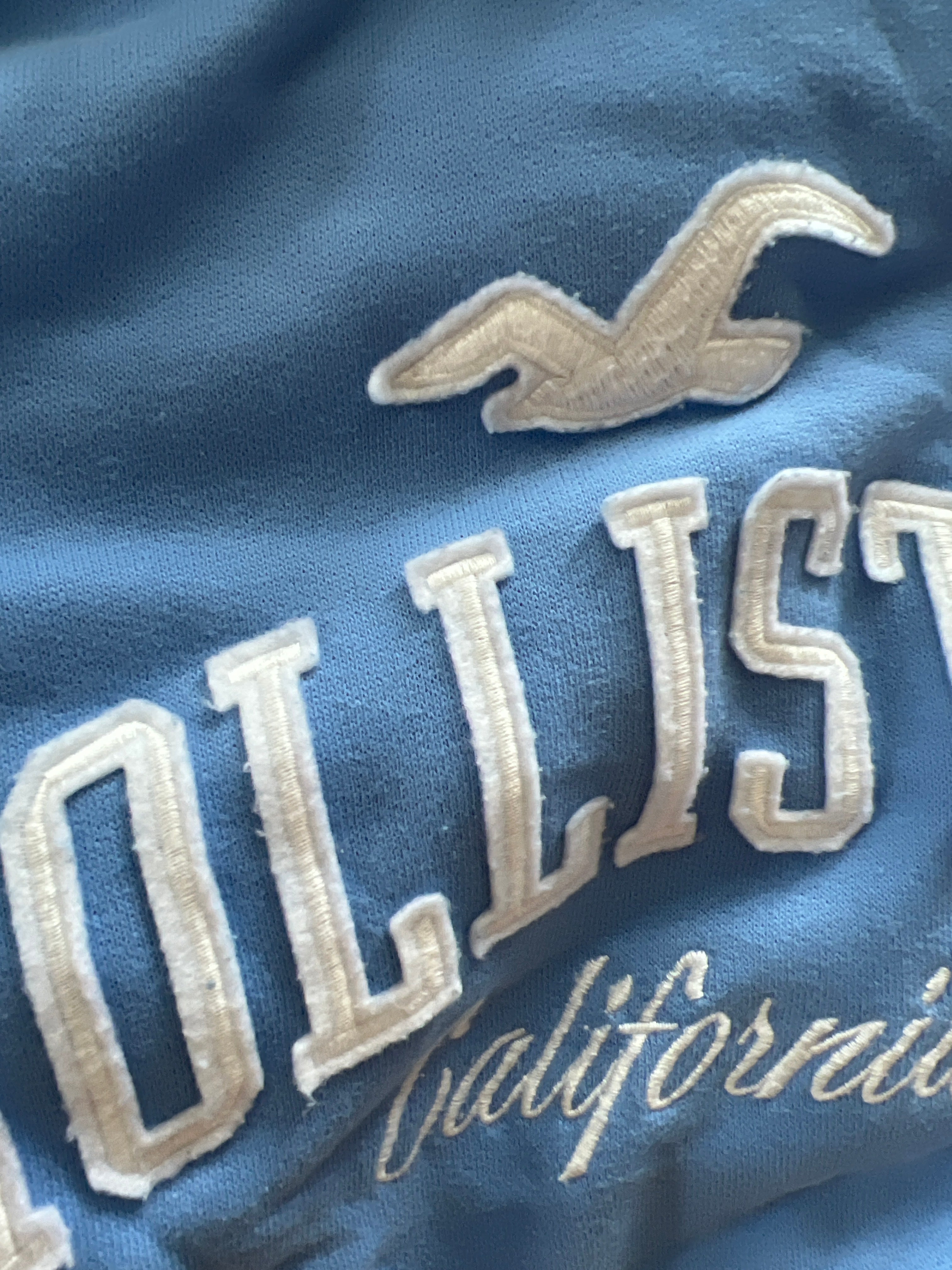 Hollister blue hoodie