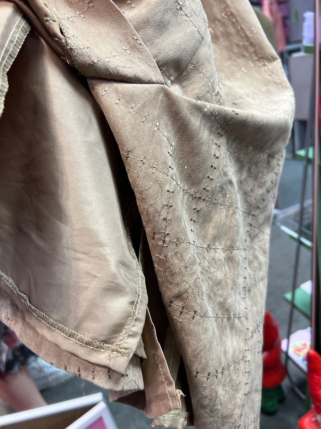 Brown 90s vibes skirt