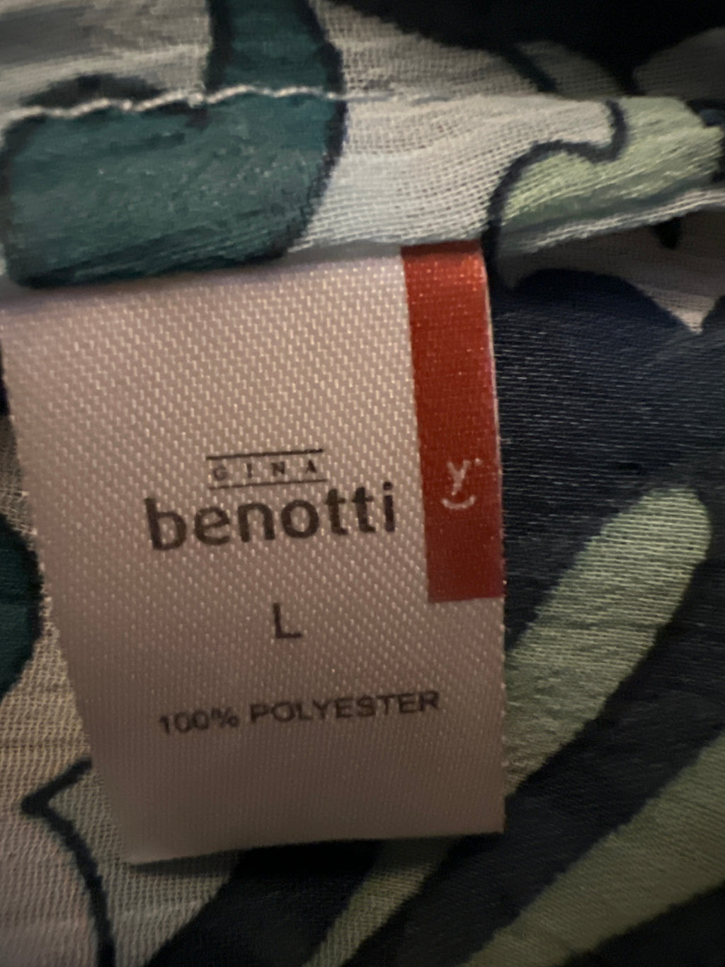 Gina benotti blue blouse