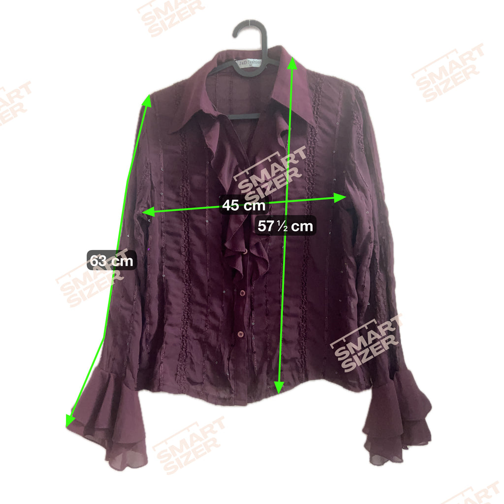 Wine Red Blouse