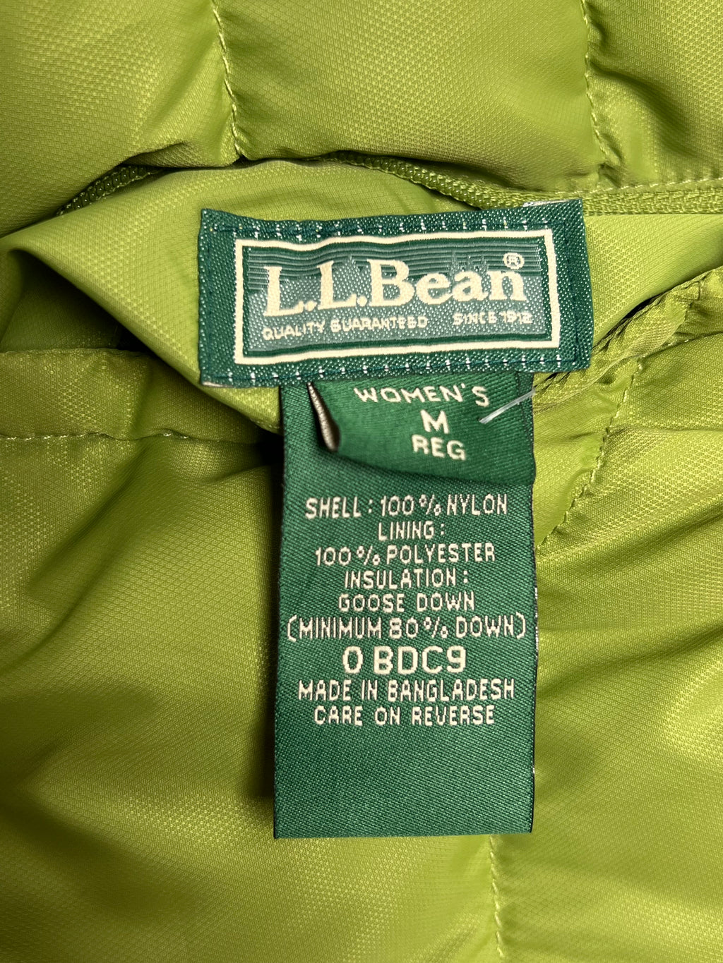 Reverseable Green and Black Puffervest