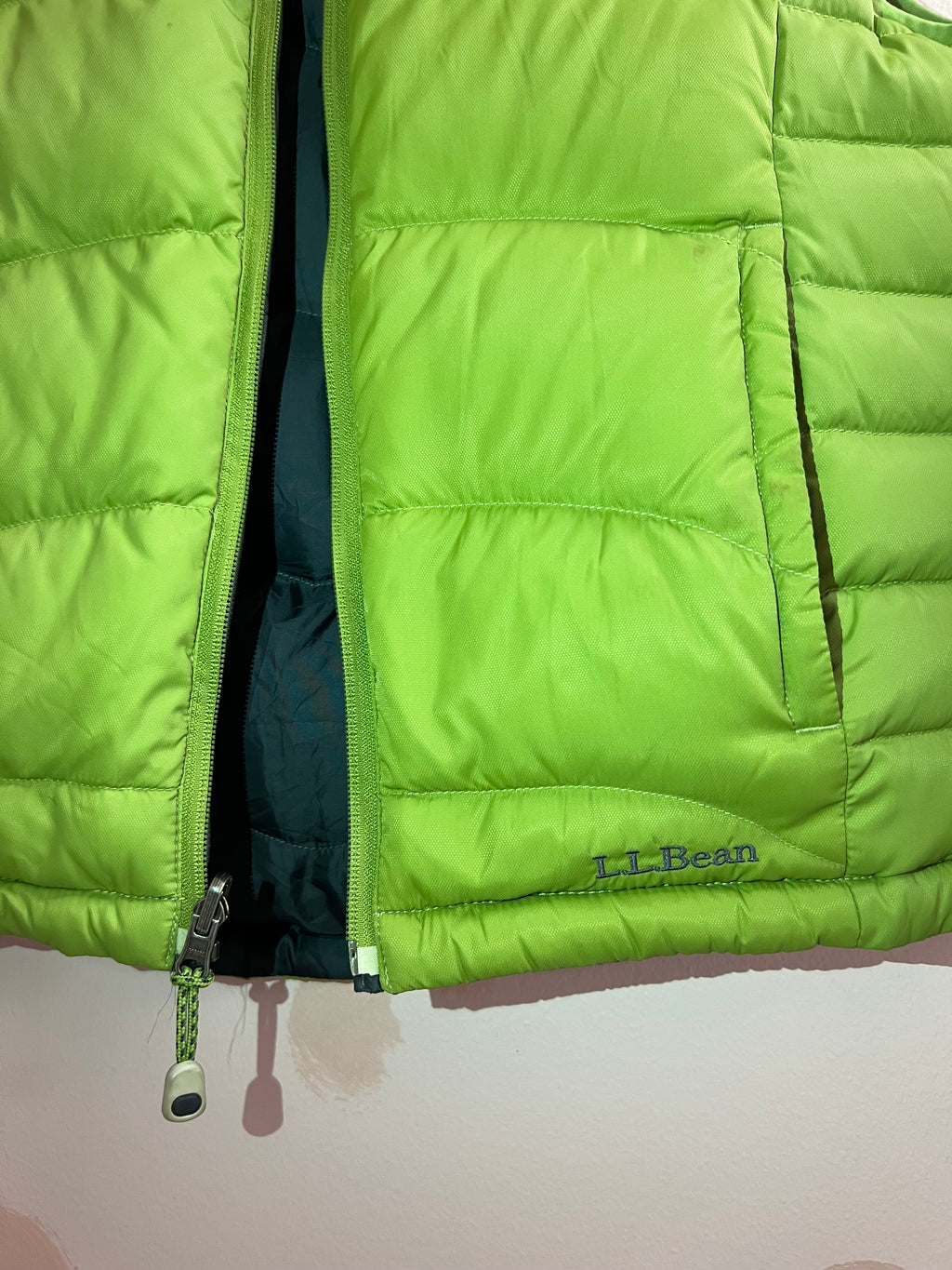 Reverseable Green and Black Puffervest
