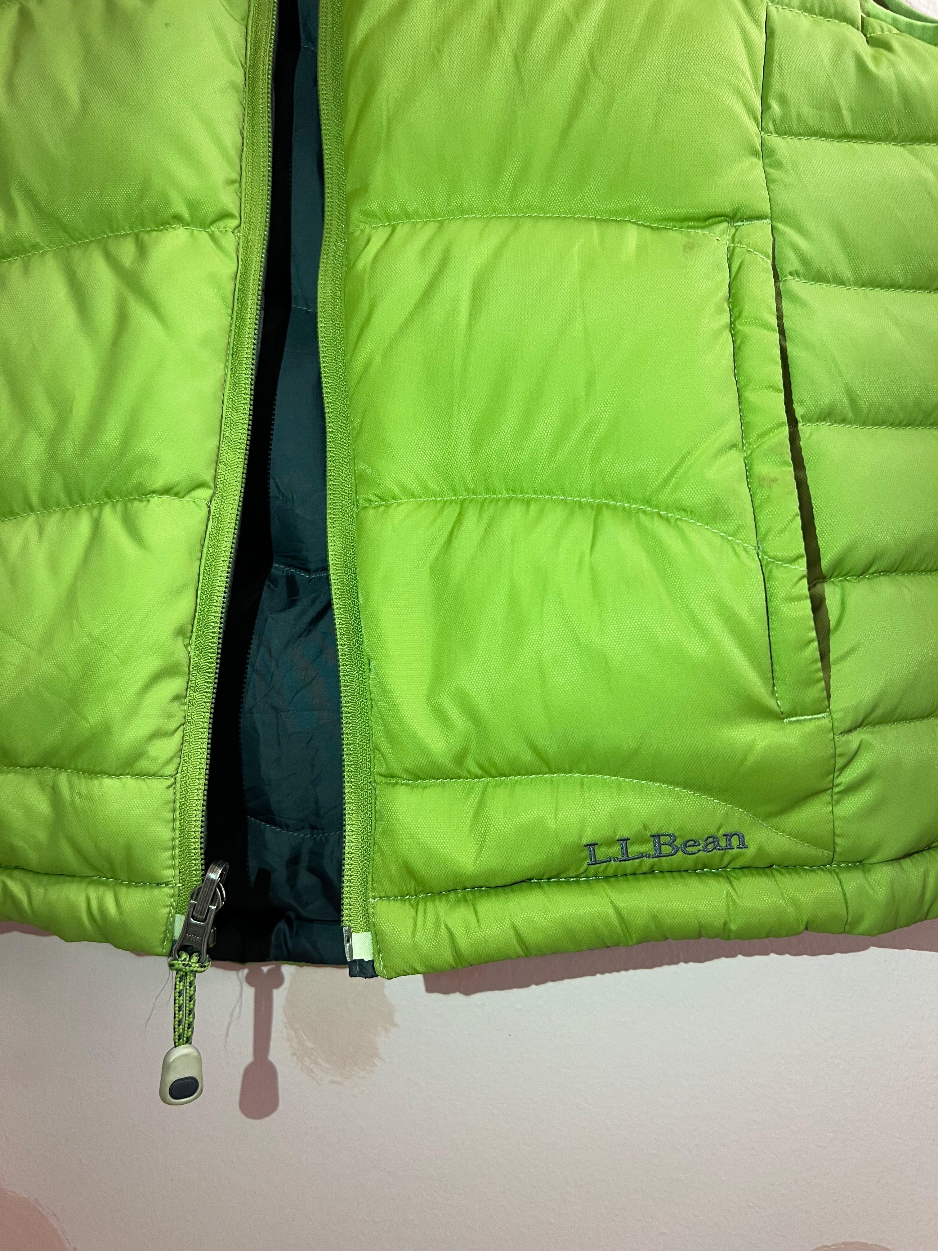 Reverseable Green and Black Puffervest