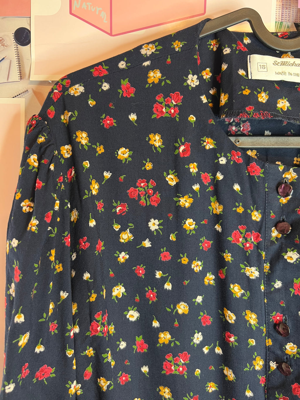 Floral "St Michael" Blouse