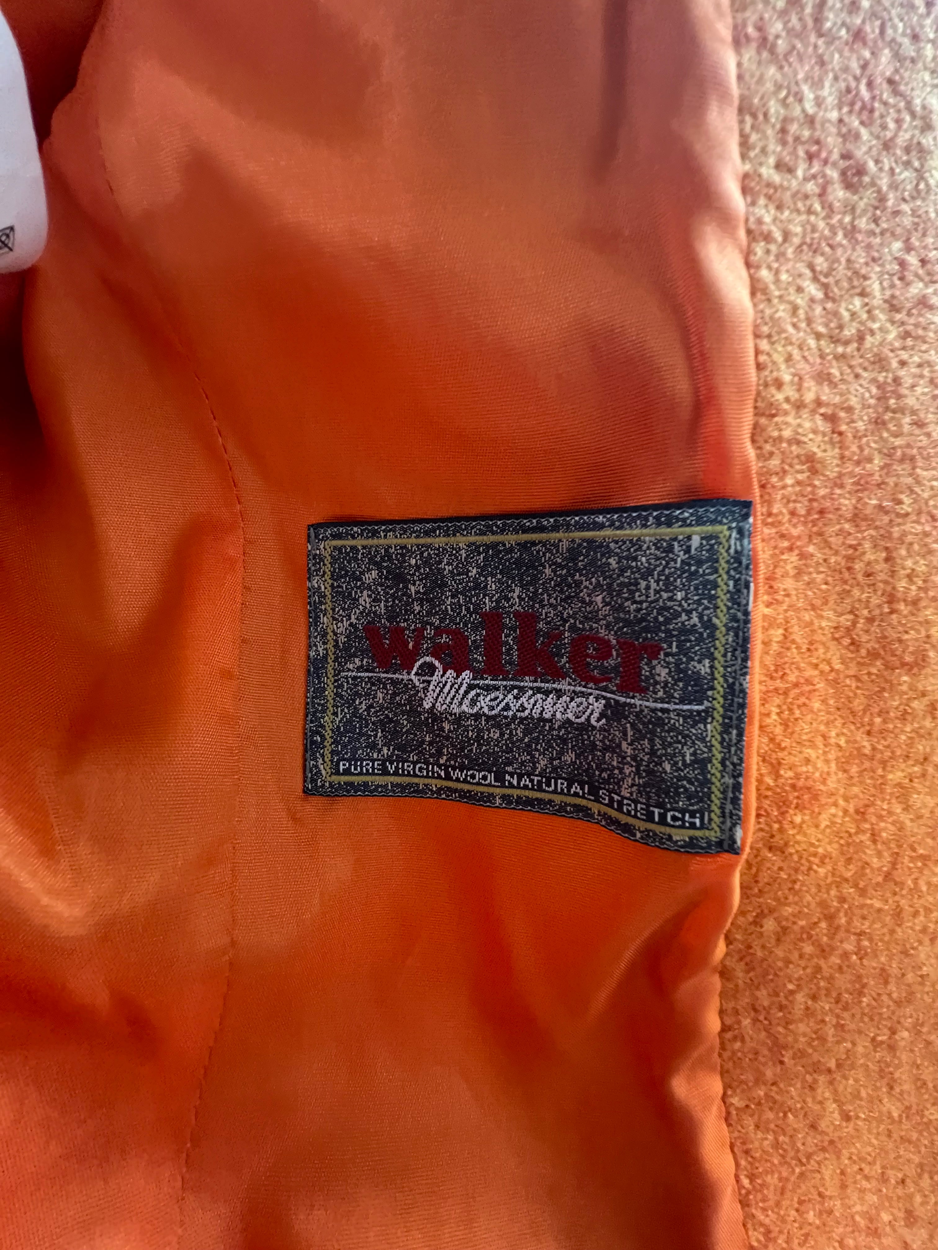 Orange "Madeleine" Wool Blazer