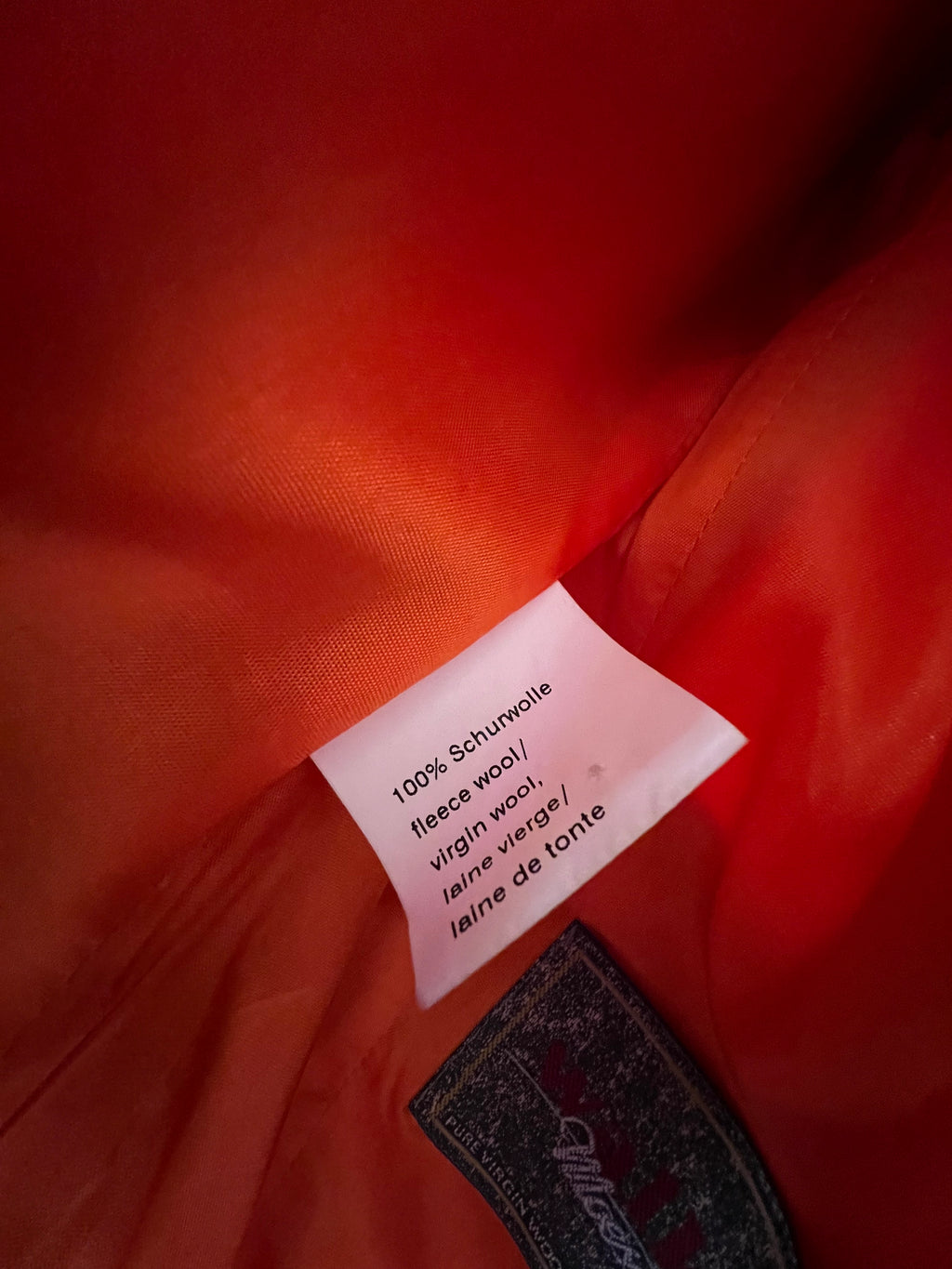 Orange "Madeleine" Wool Blazer