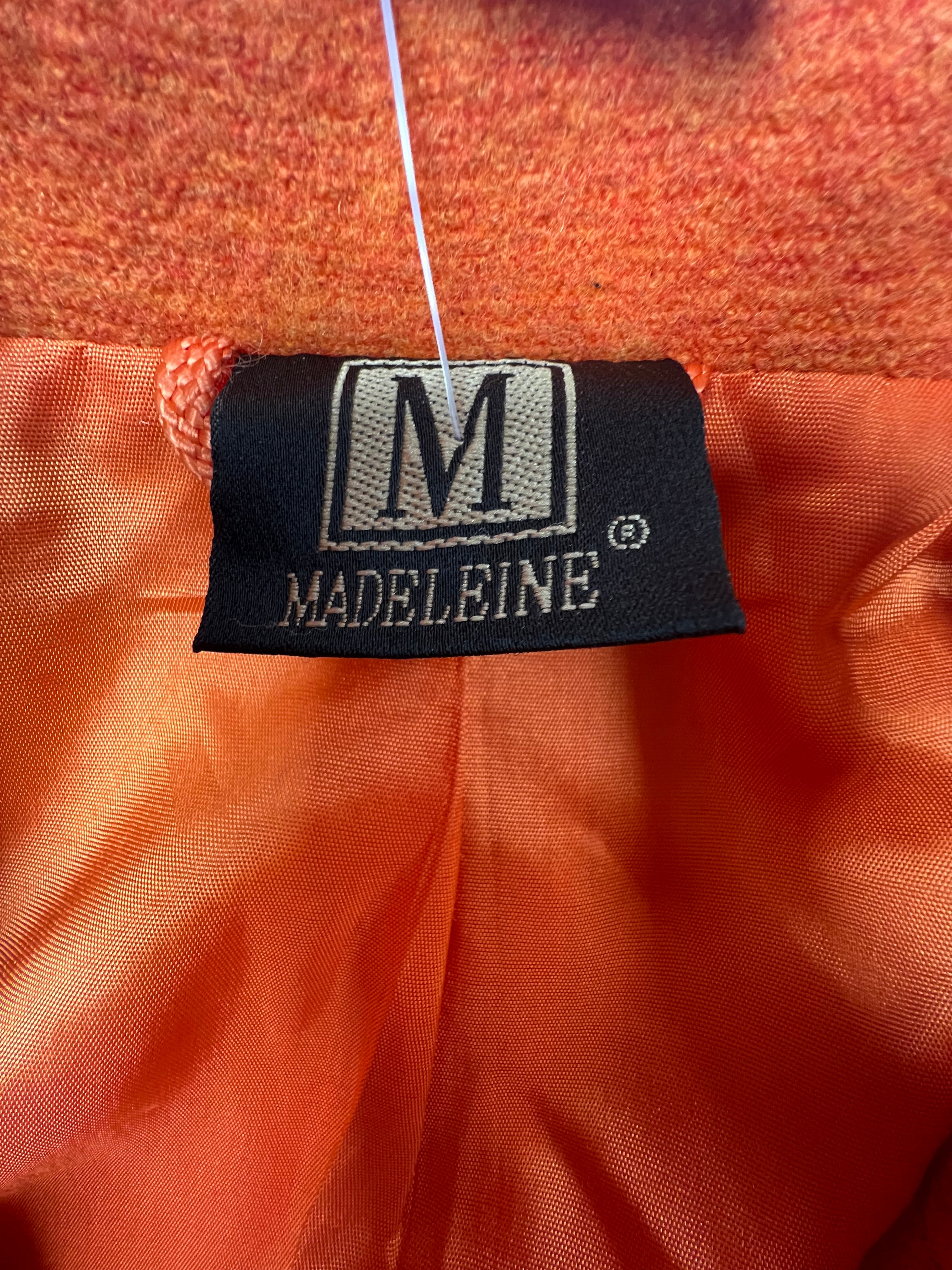 Orange "Madeleine" Wool Blazer