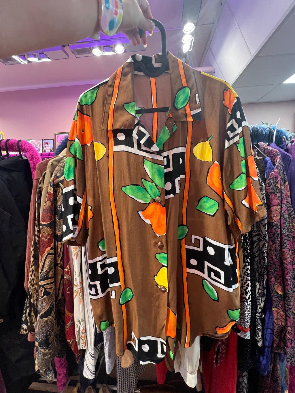 Fruits and flowers shirt