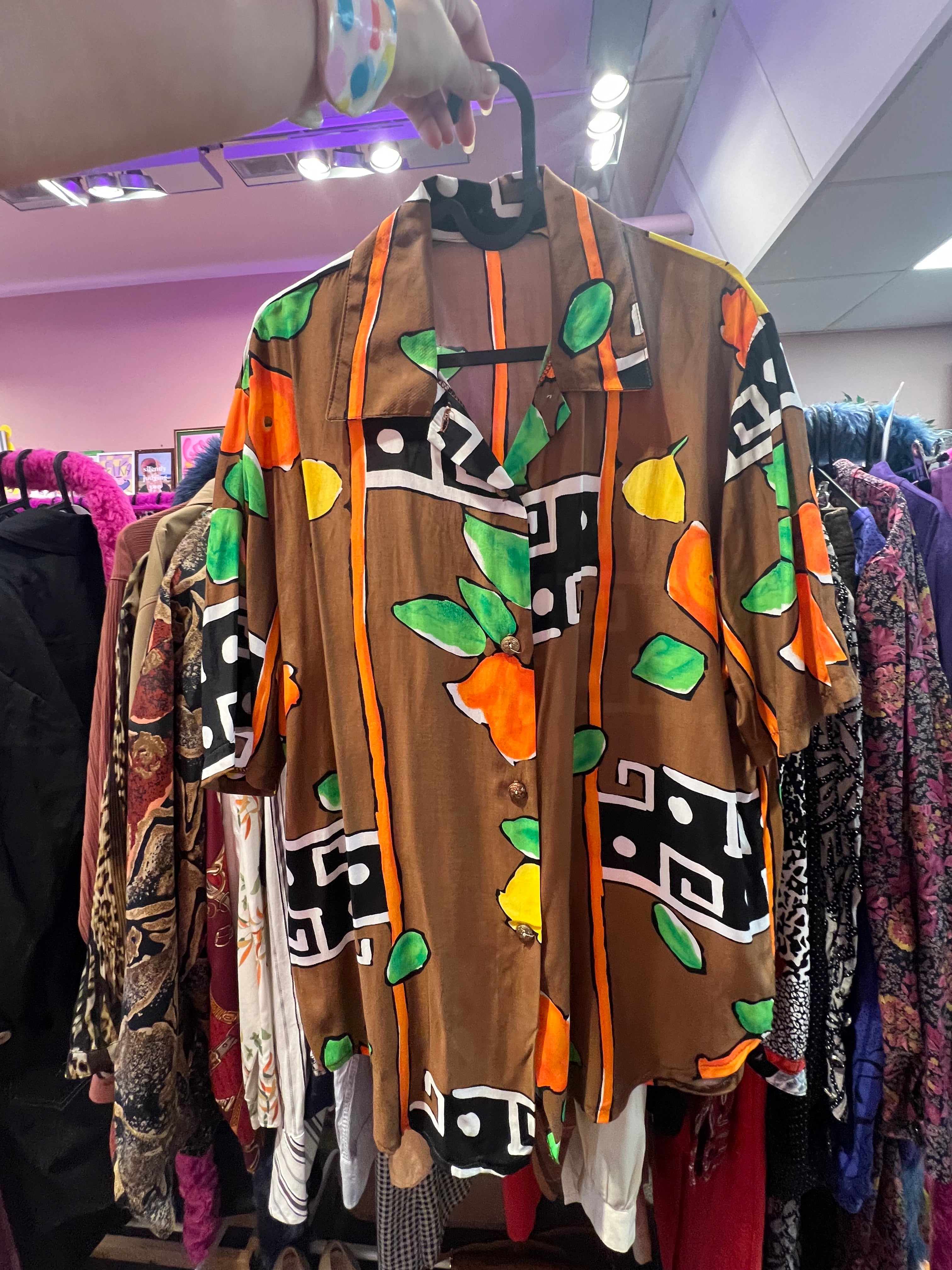 Fruits and flowers shirt