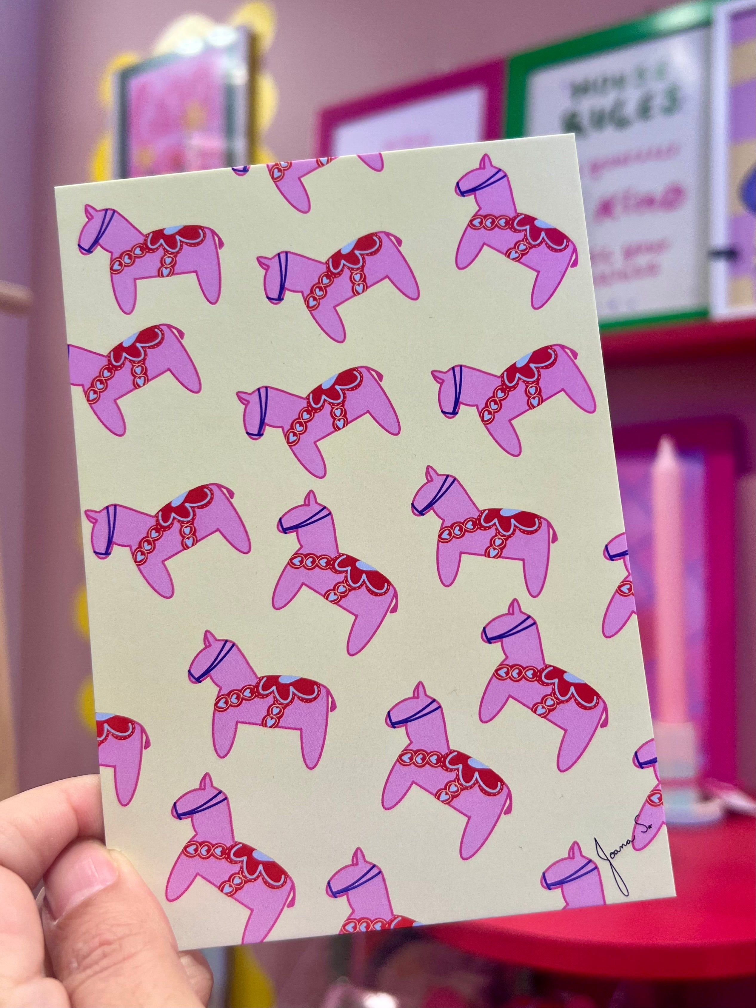 Dalahästar Postcard