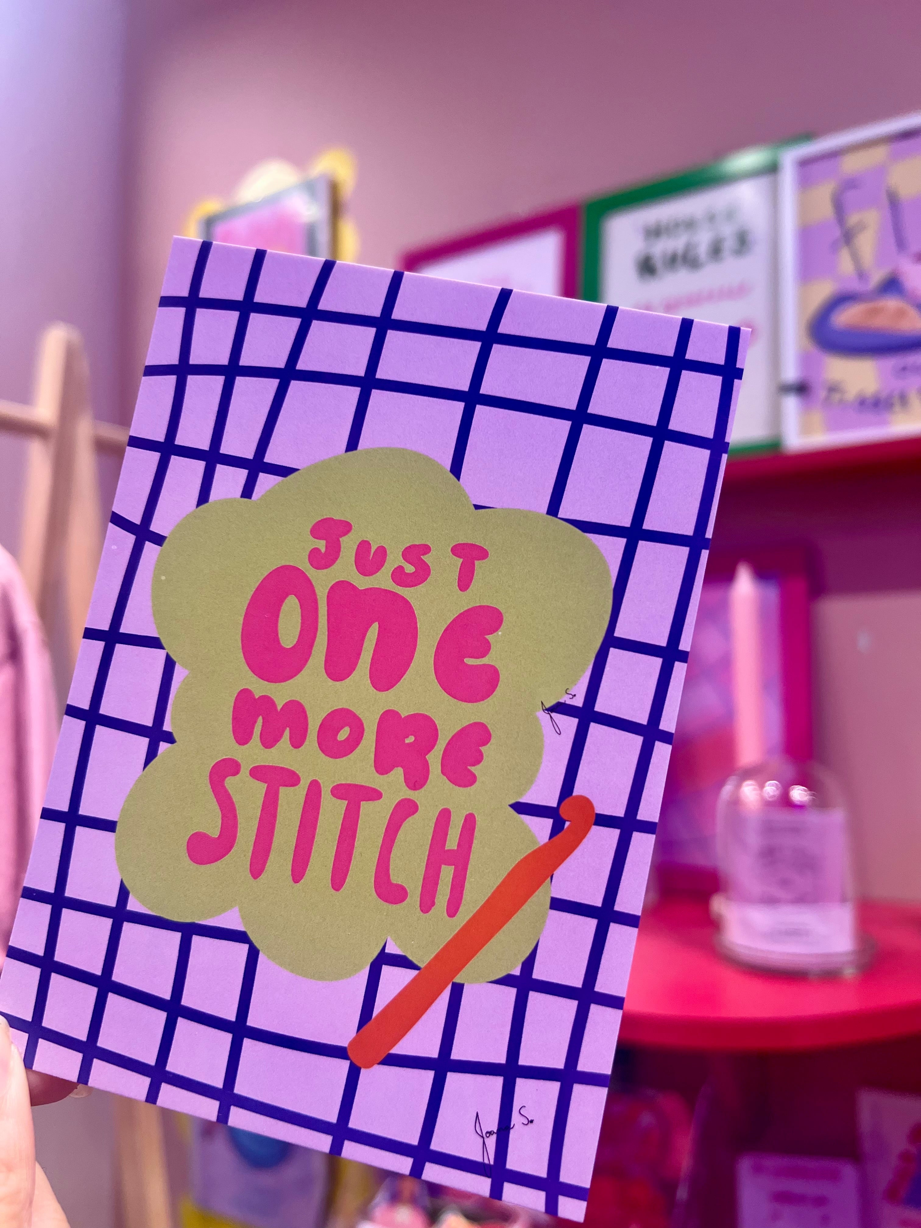 One more stich Postcard