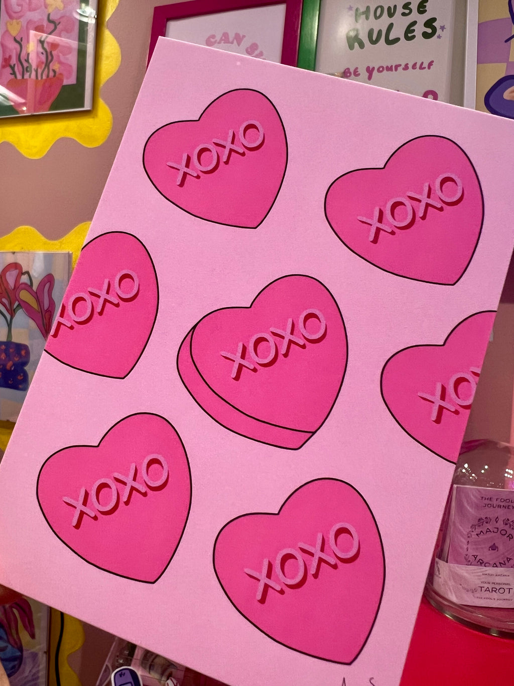 Xoxo Poster & Postcard