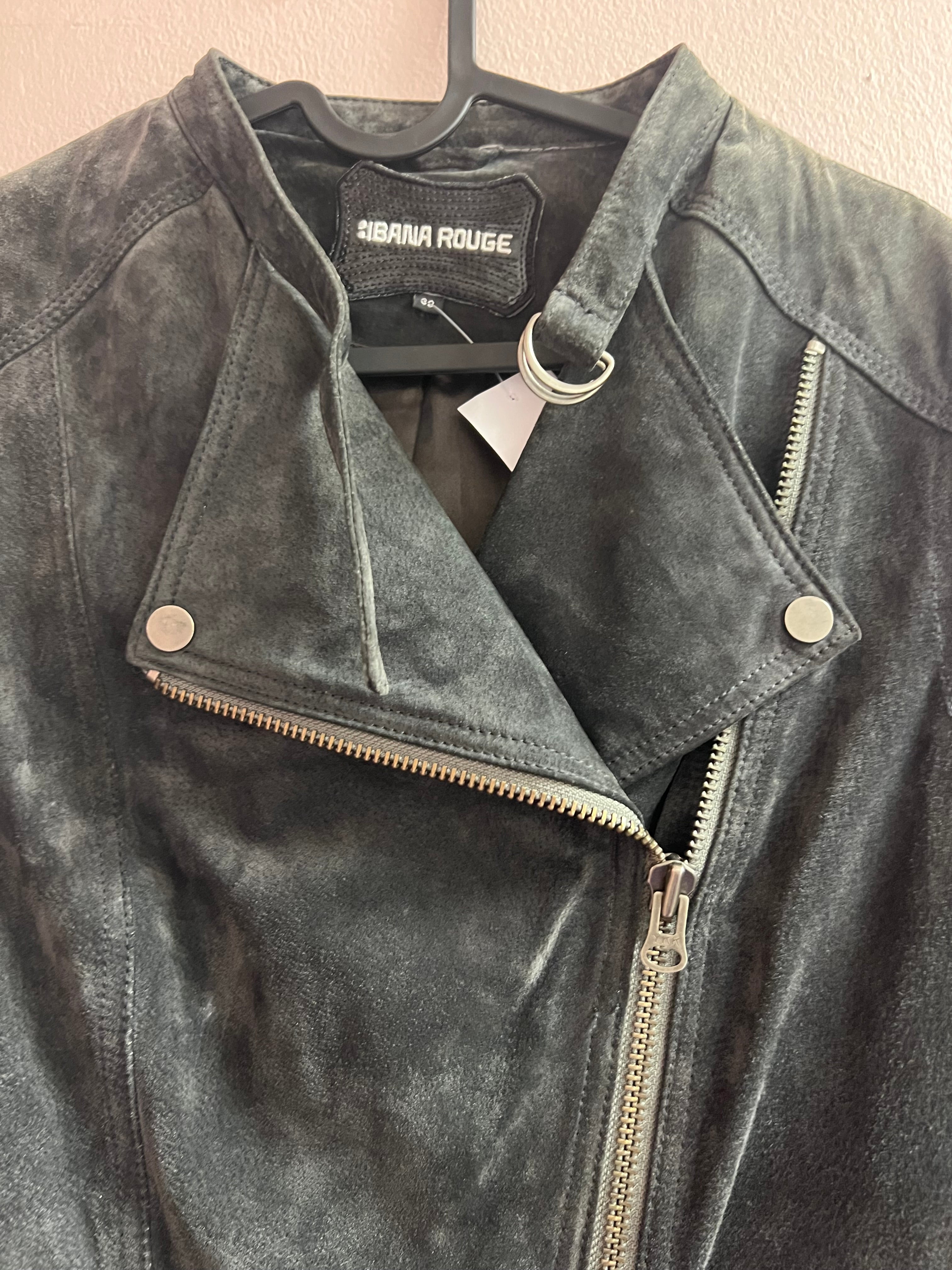 Leather "Ibana Rouge" Jacket