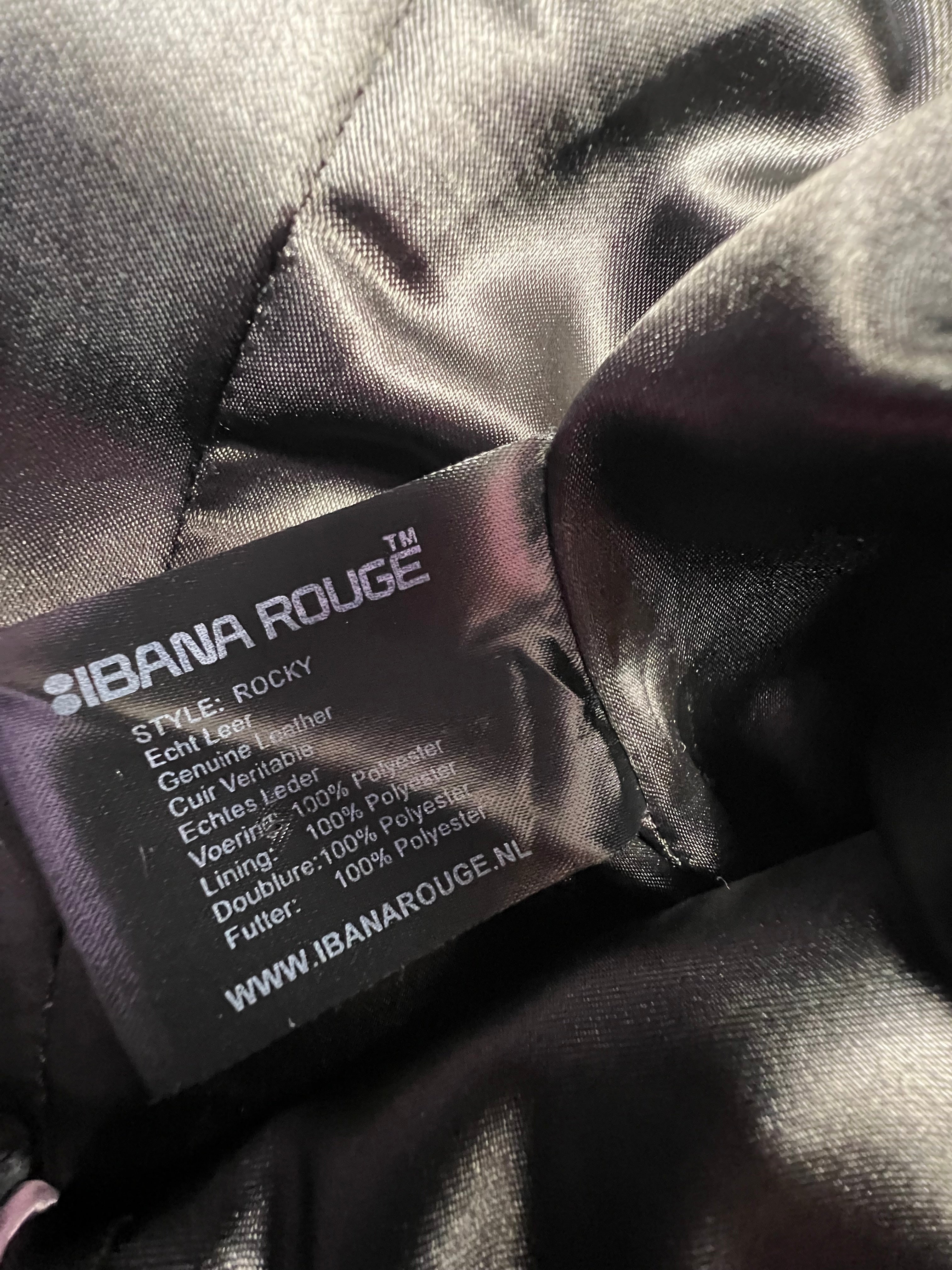 Leather "Ibana Rouge" Jacket
