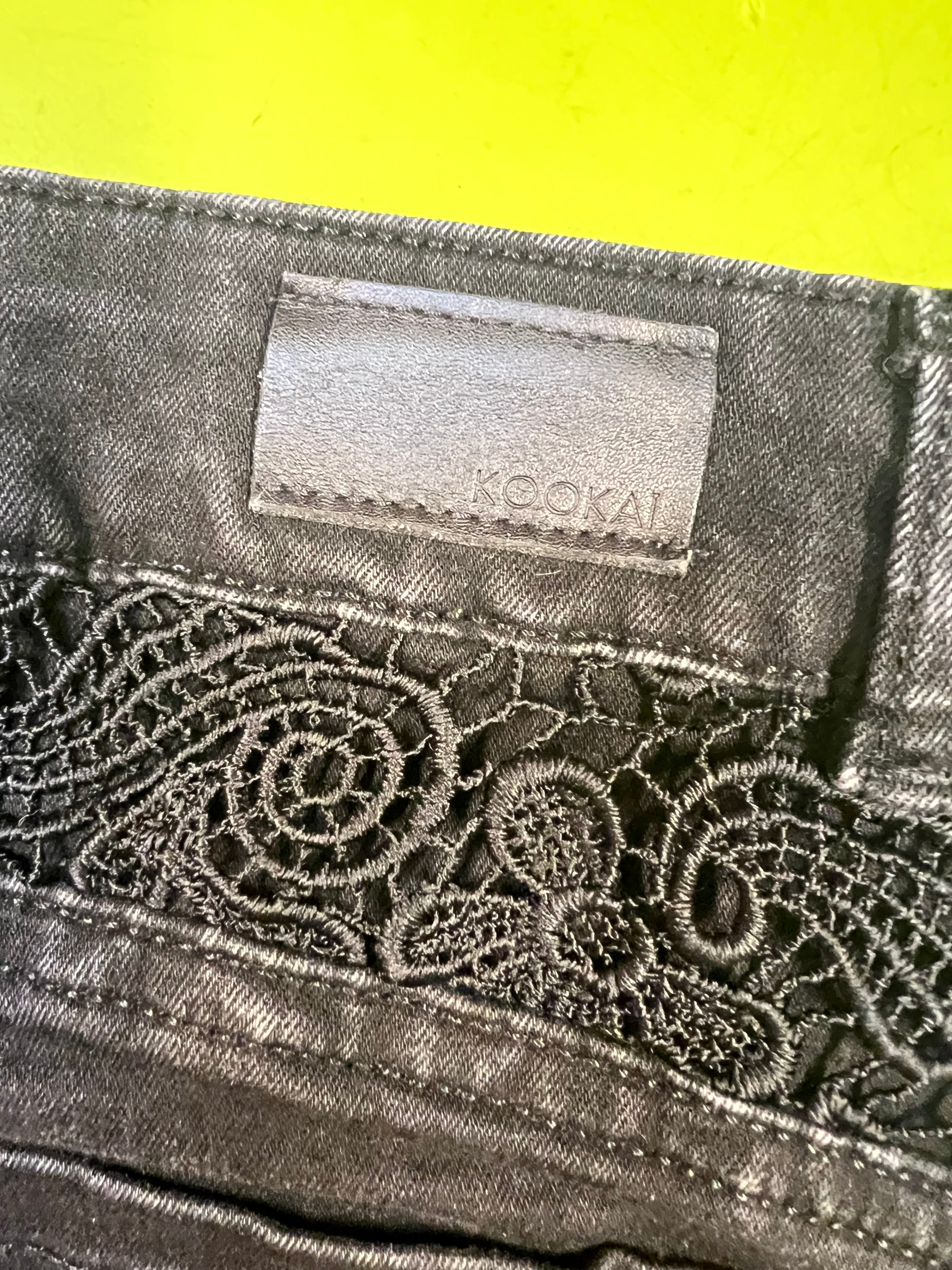 Black "Kookai" Jeans Skirt