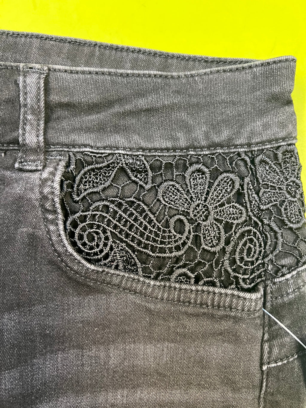 Black "Kookai" Jeans Skirt