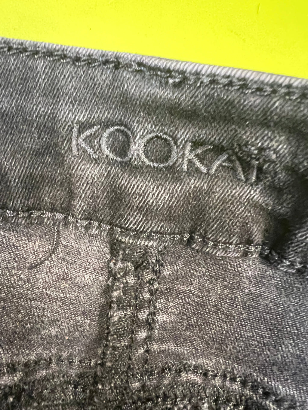 Black "Kookai" Jeans Skirt
