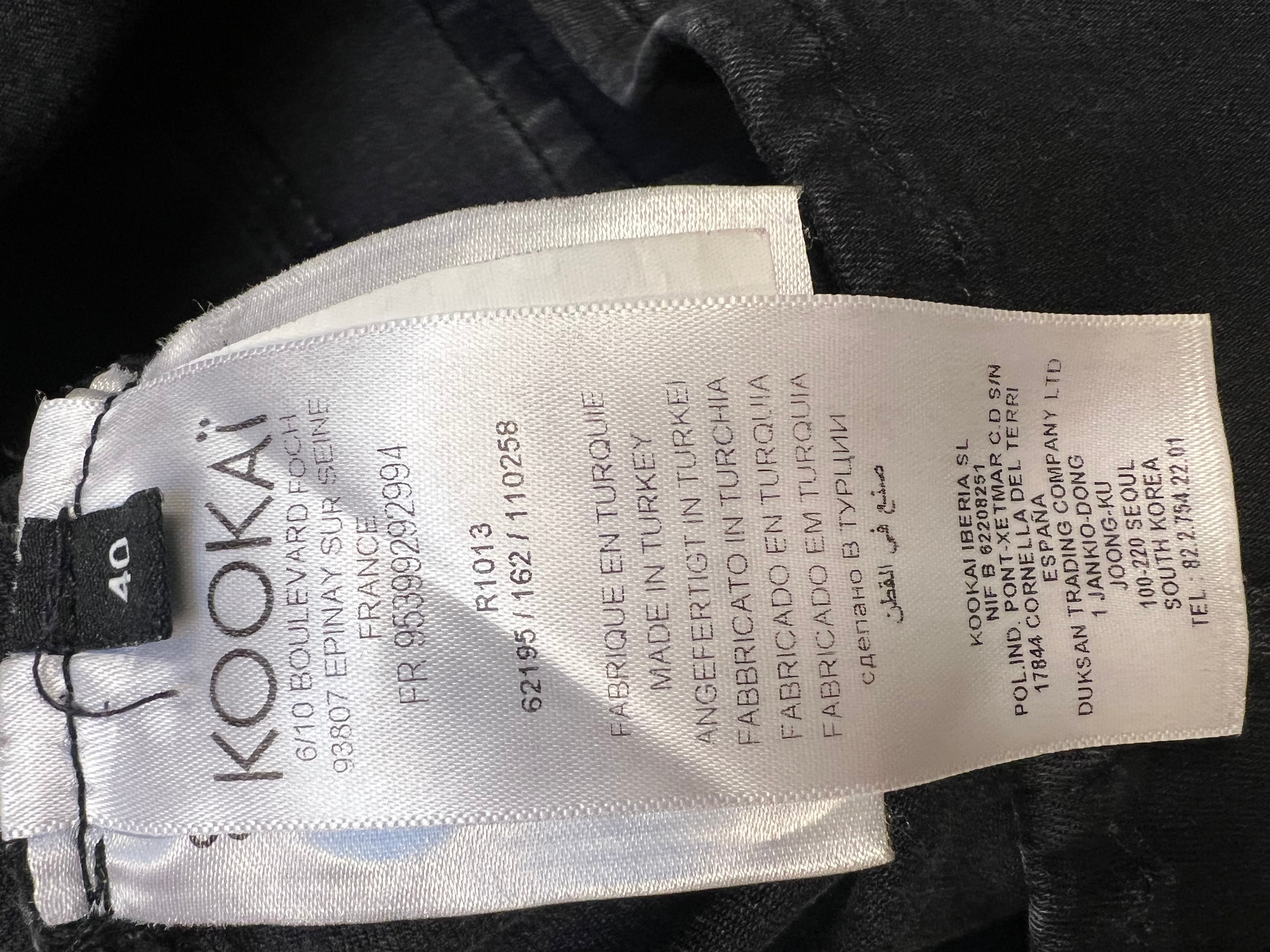 Black "Kookai" Jeans Skirt