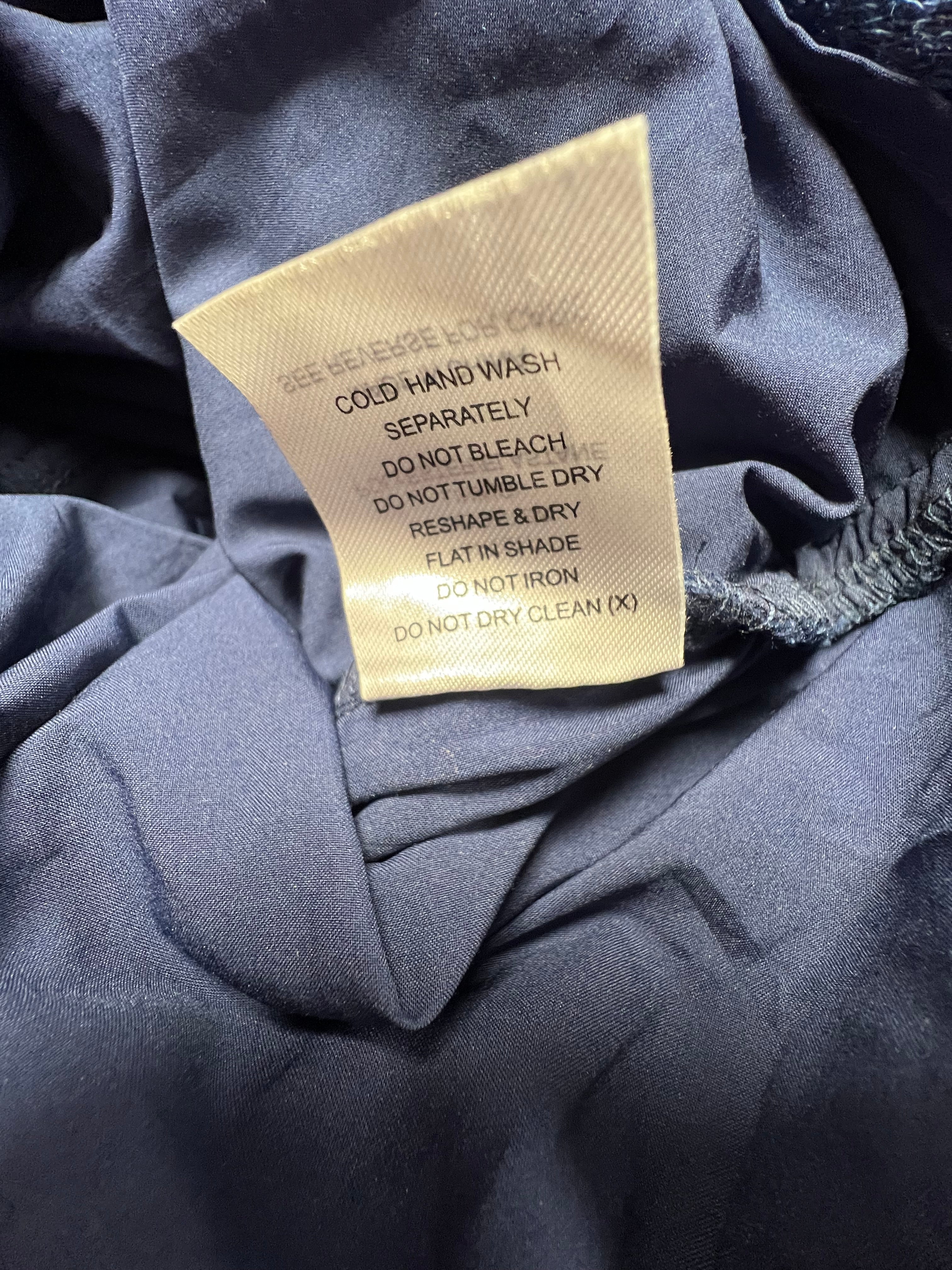 Navy Blue "Wite" Dress