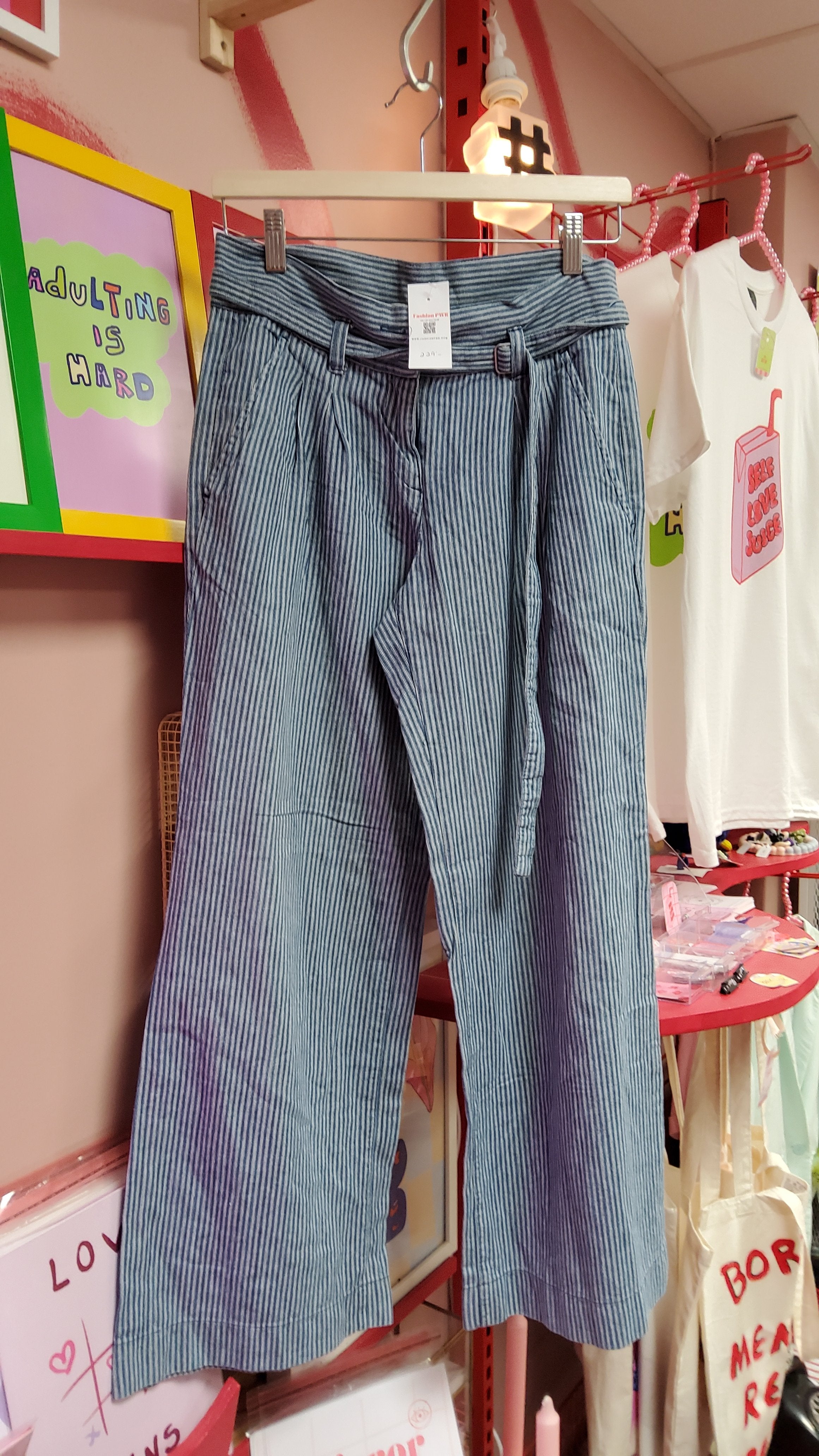 Stripped pants