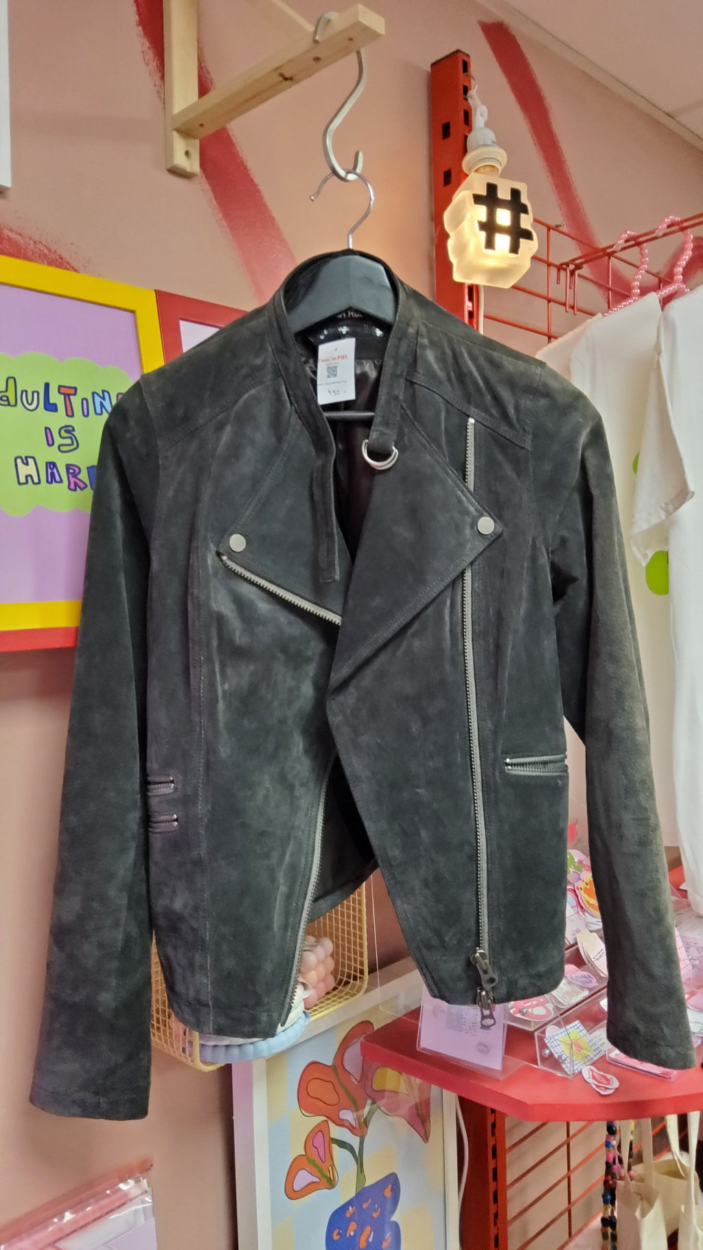 Leather "Ibana Rouge" Jacket