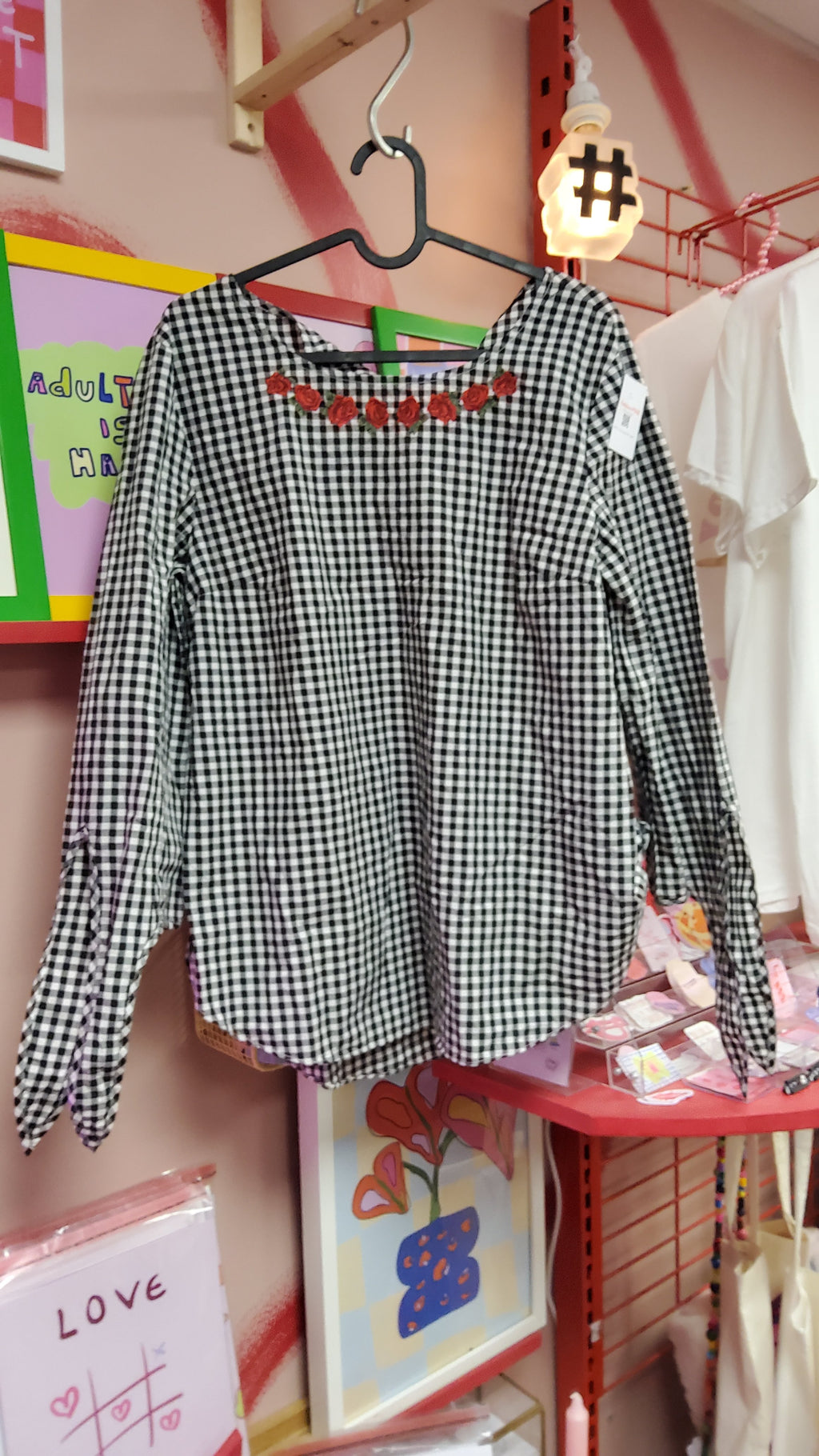 "Sportsgirl" Blouse With Roses