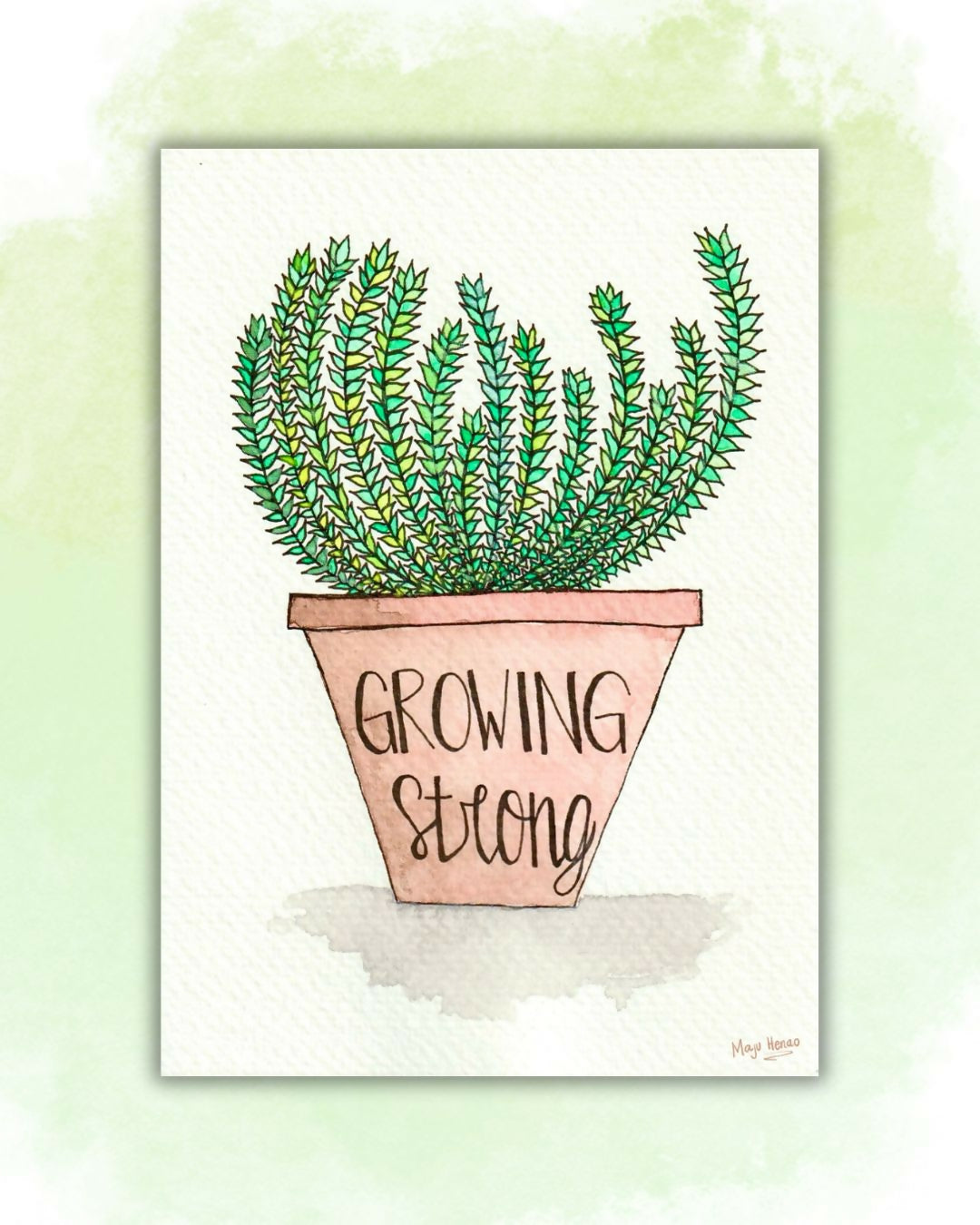 Growing Srong POSTCARD