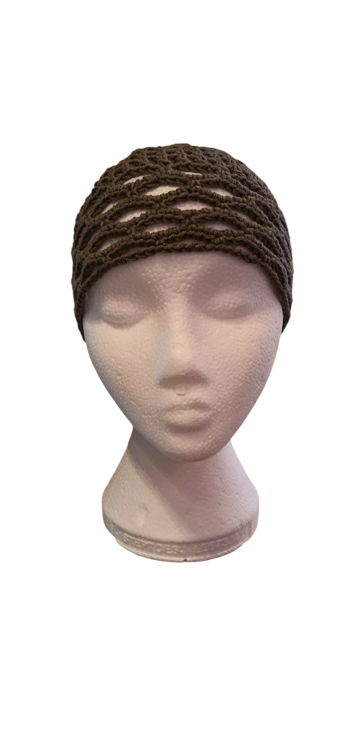 Moss green beanie hat