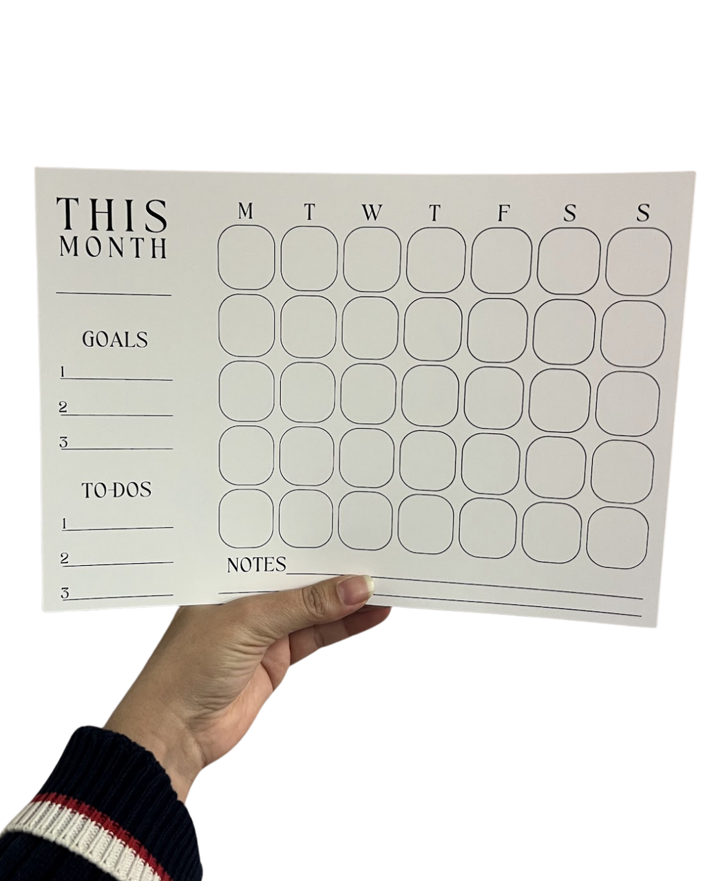 Calendar minimalistic collection