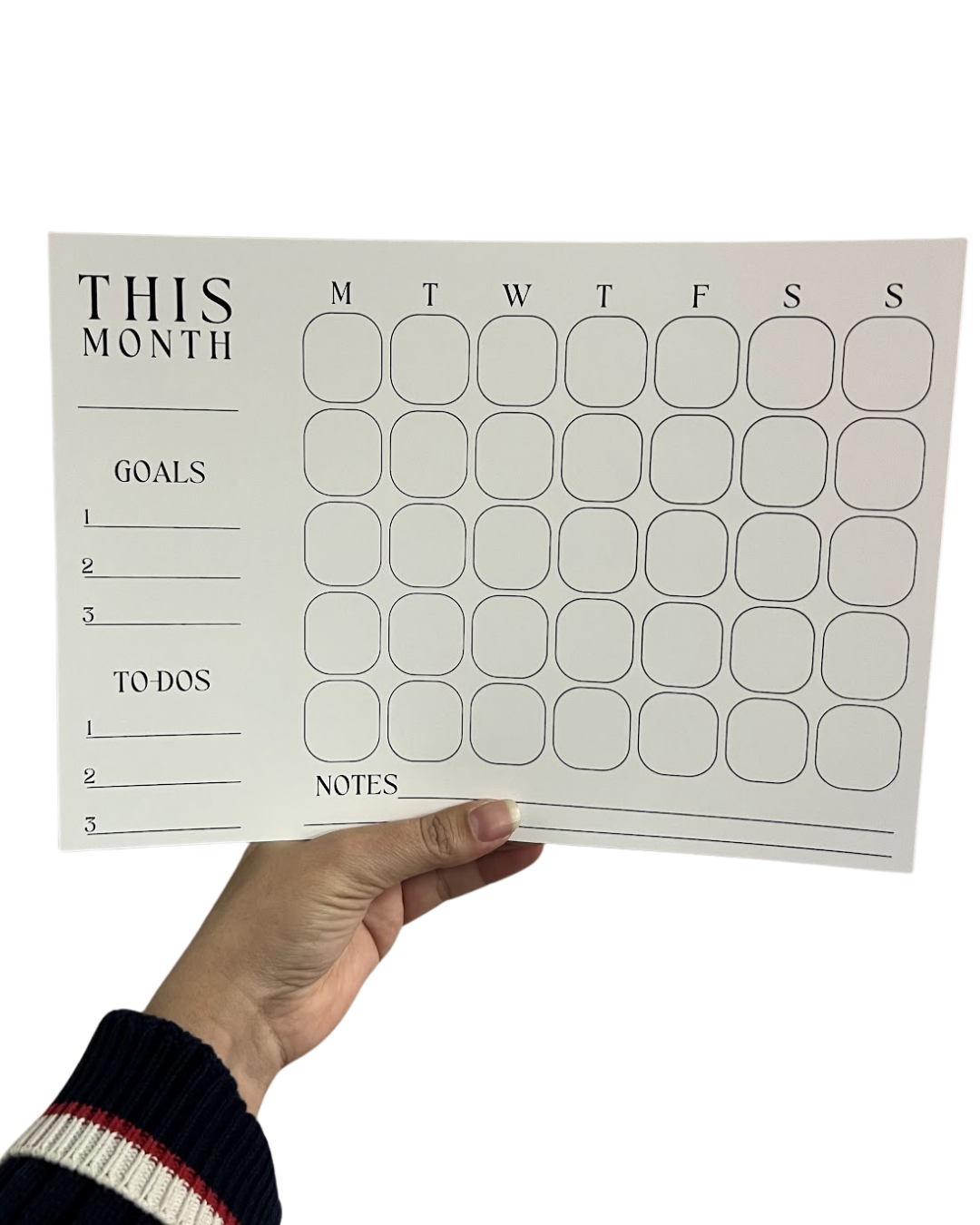 Calendar minimalistic collection