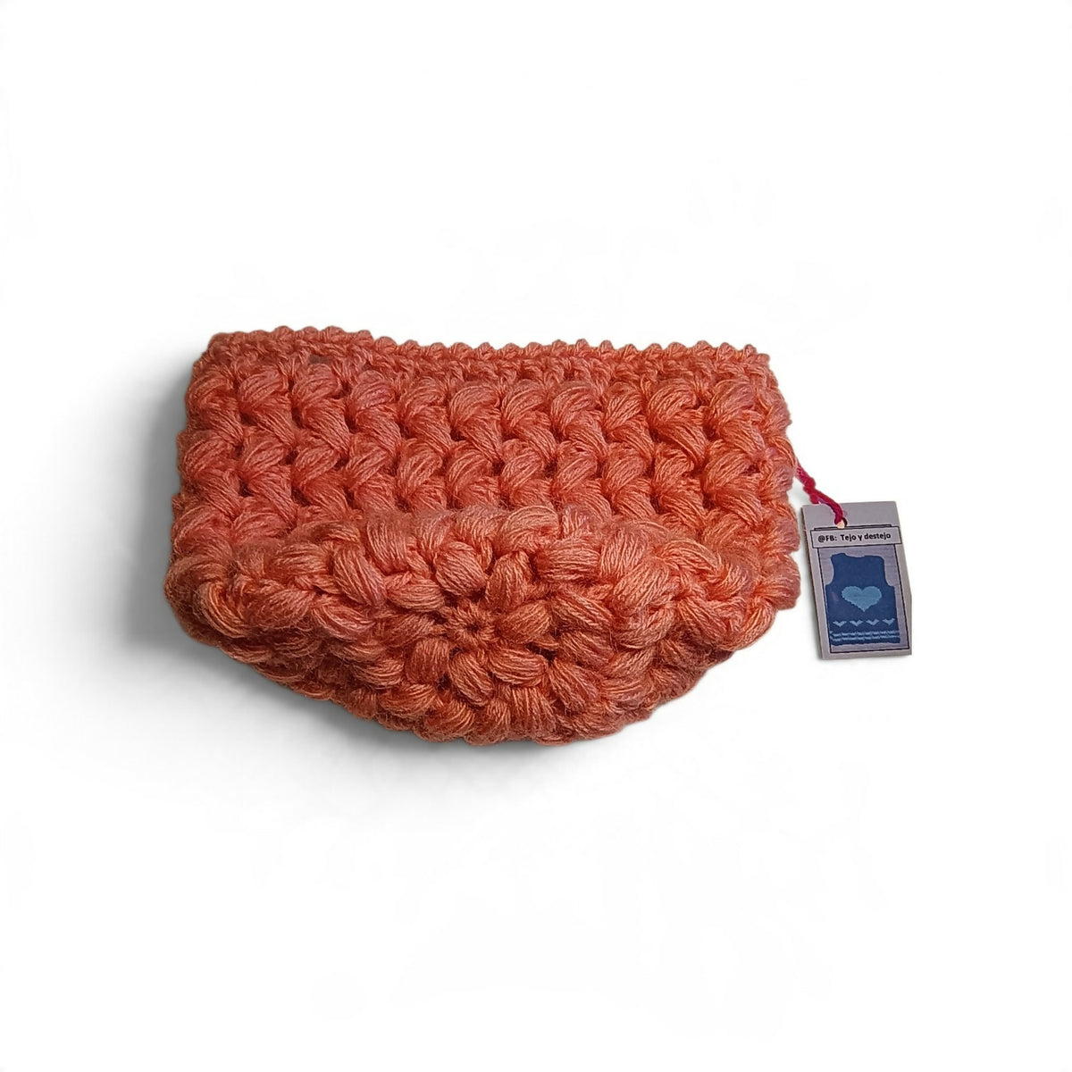 Pale pink mohair hat