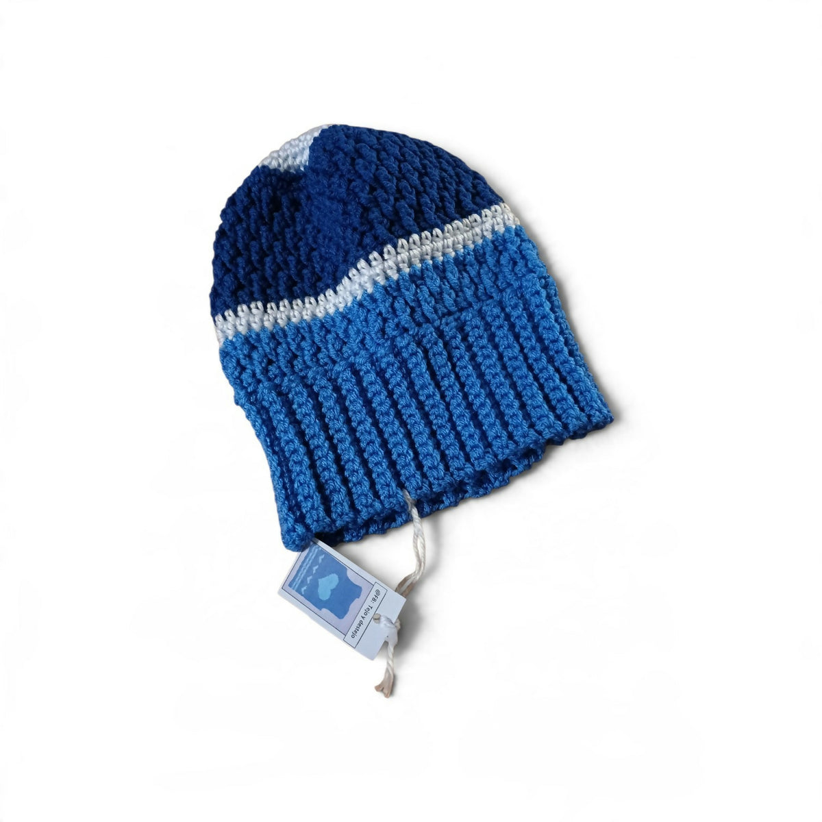 Blue and light-blue hat (L)