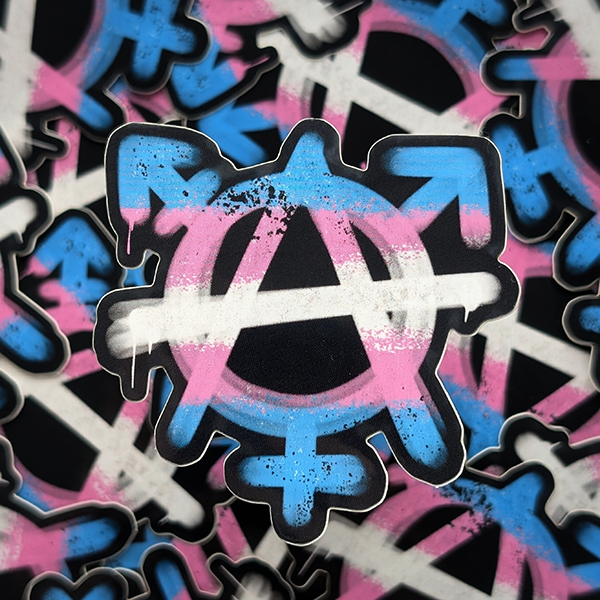Gender Anarchy Sticker | margindrawings