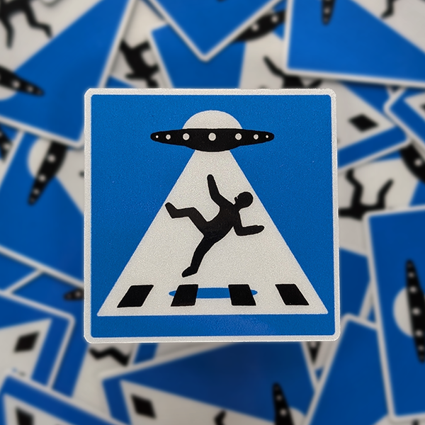 Abduction of Herr Gårman Sticker | margindrawings