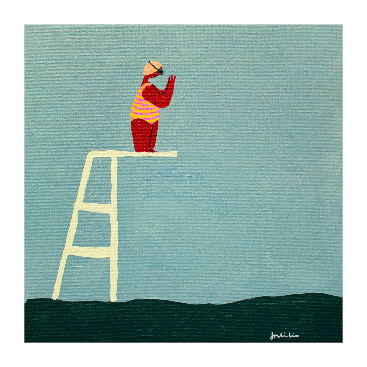 Lidh Creates Illustration Åhopp 30x30cm