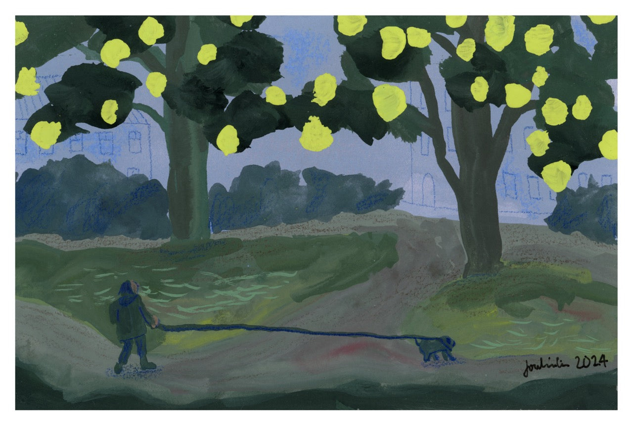 Lidh Creates Illustration Awakening Trees A3