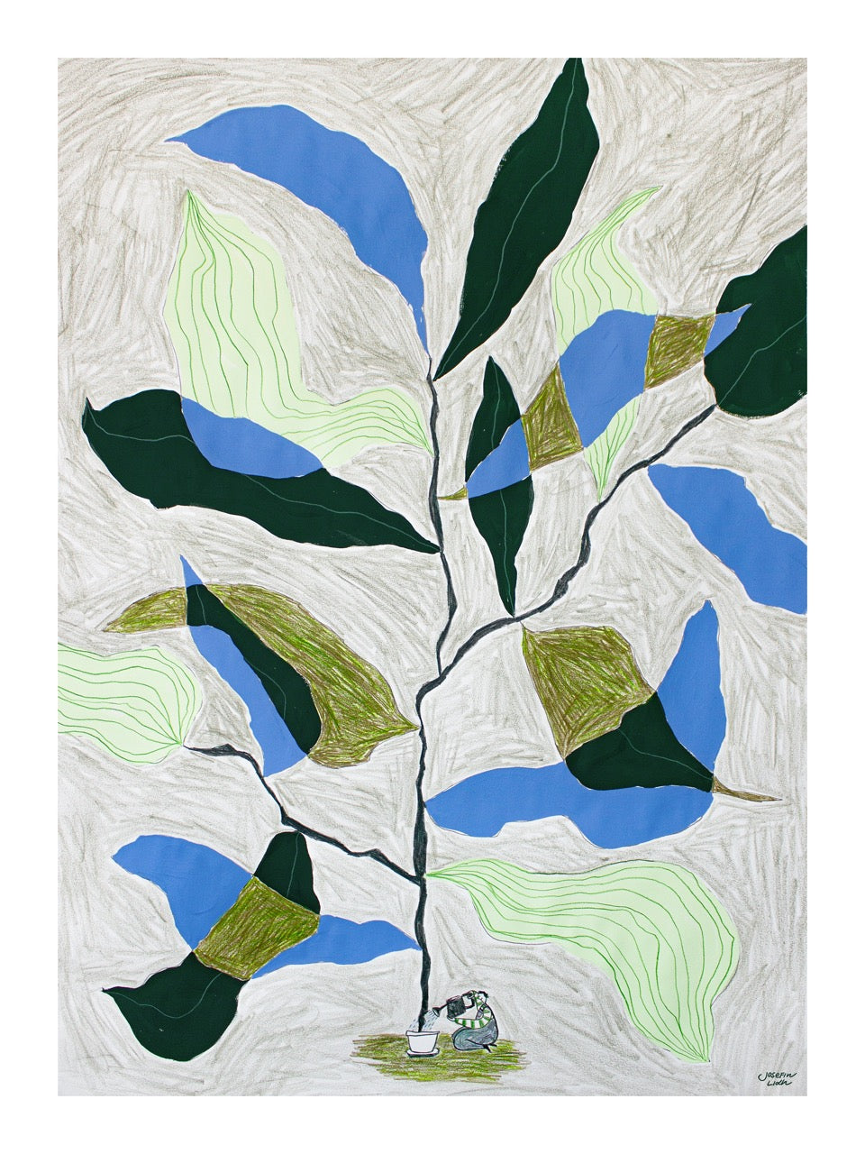 Lidh Creates Illustration Frodas 30x40cm