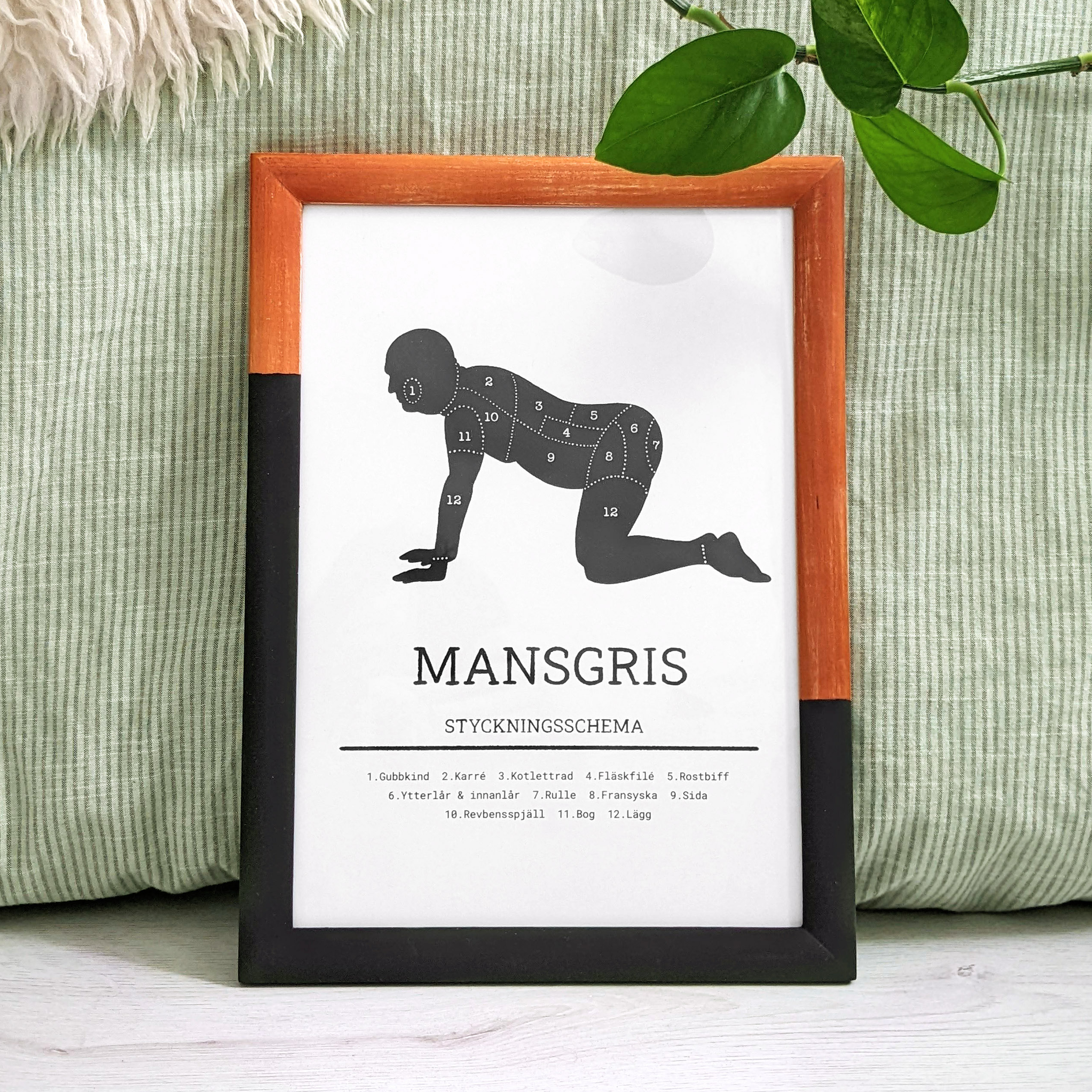 Mansgris Art Print Margindrawings - A3
